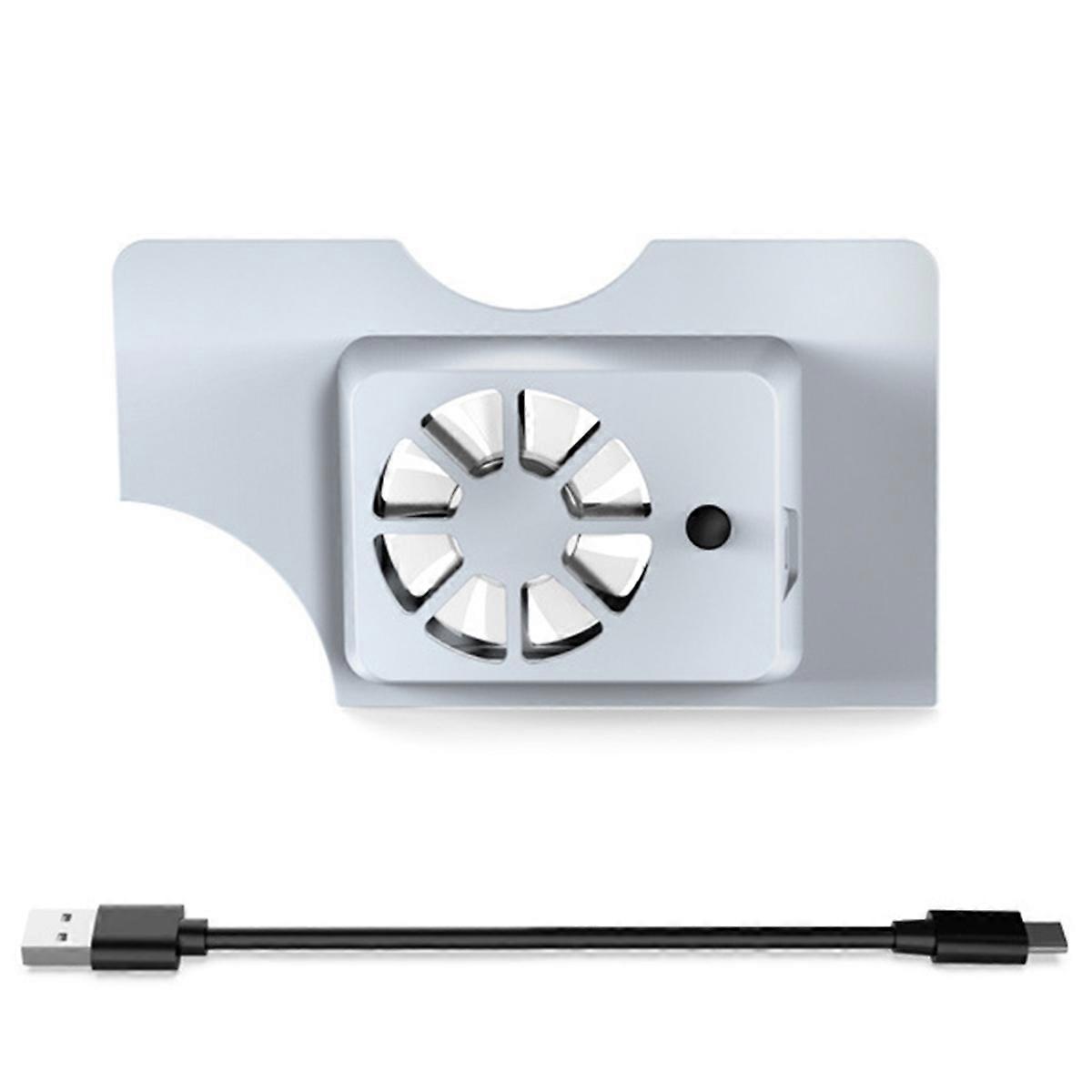 Dock Cooling Fan for Stand Game Console Dock Cooler with LED Fan USB for OLED Accessory A
