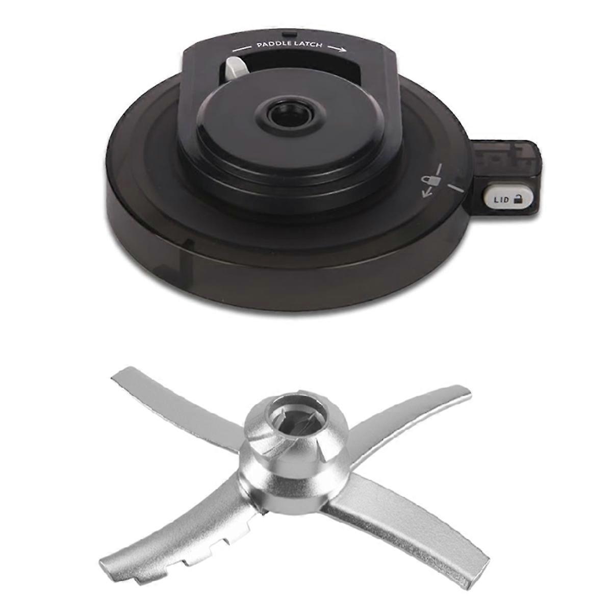 Outer Bowl Lid with Paddle for NC500/NC501 Series Ice Cream Maker Reusable Creami Lid Replacement