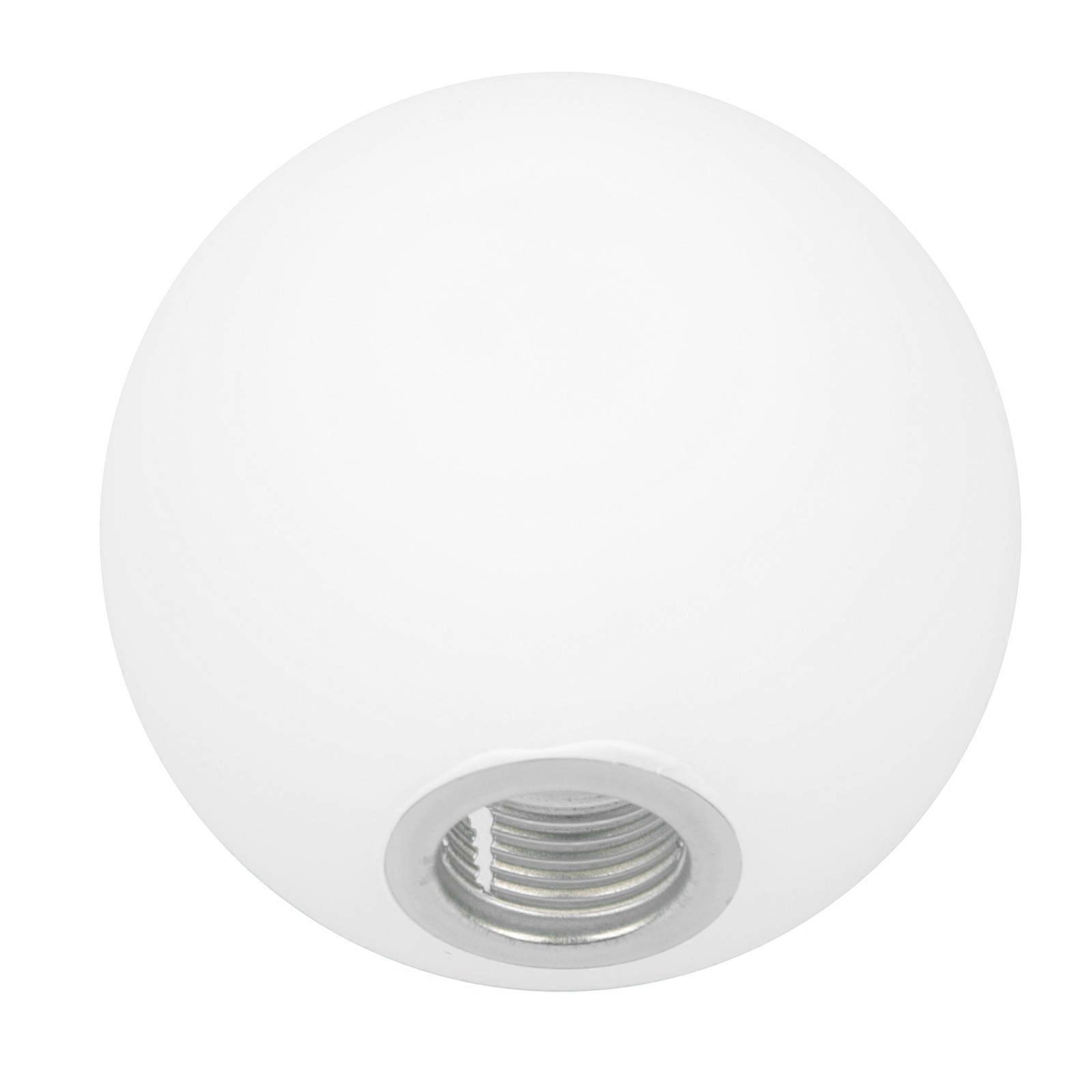 White Frosted Lamp Shade for Table Lamp with 4Pcs Glass Covers