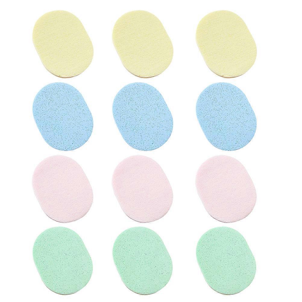 108 Pcs Makeup Cleaning Sponges Face For Skin Care Routine Assorted Color Designed For Gentle Cleansing