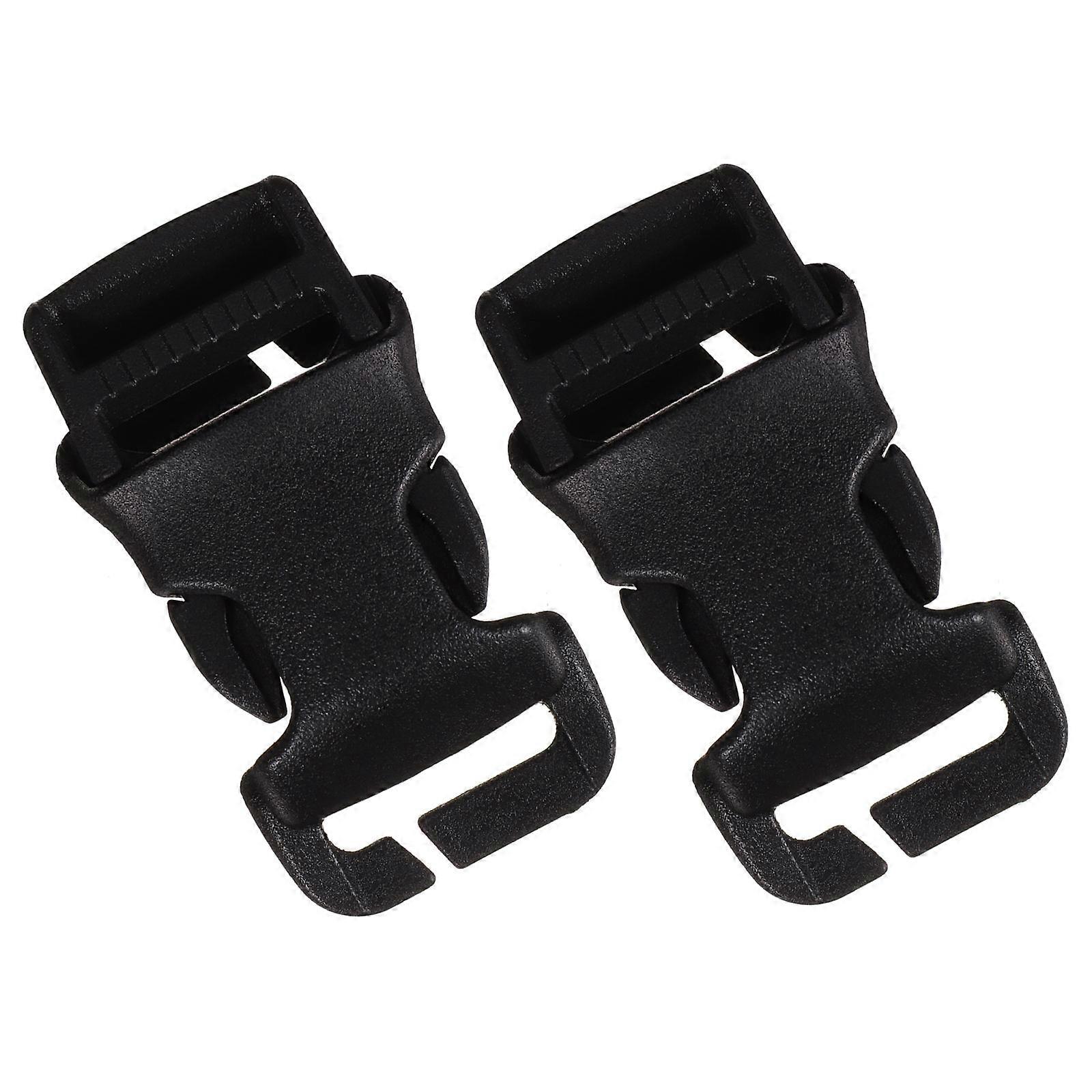 Wear-Resistant Backpack Buckles for Fixing 10Pcs Detachable Black Clips