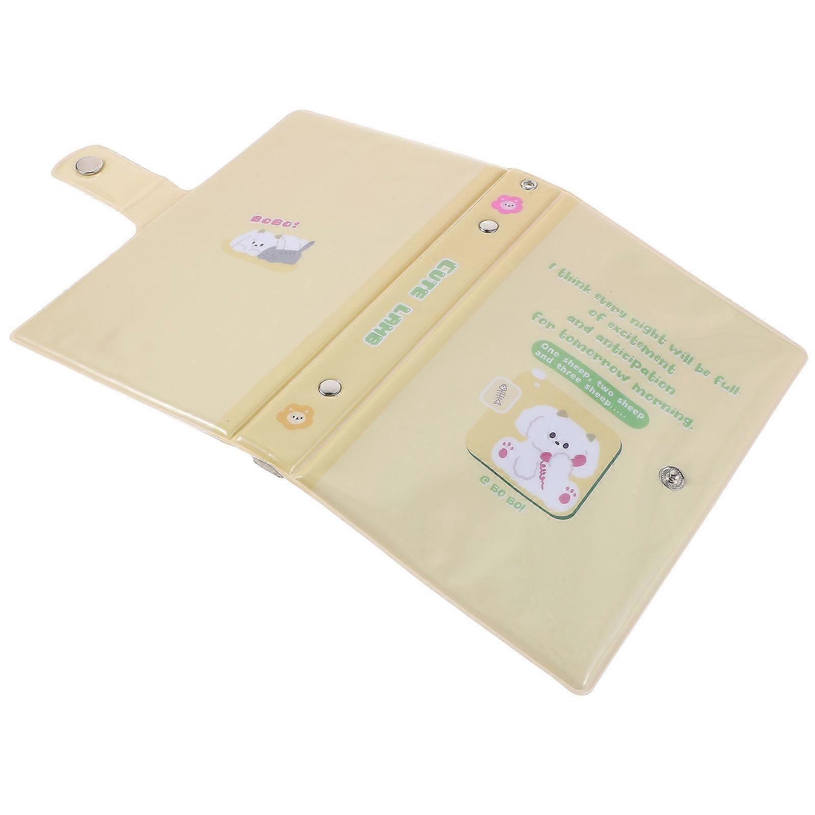 Rectangular Binder Cover For Scrapbook And Paper Storage Suitable For Students And Office Workers 3Pcs