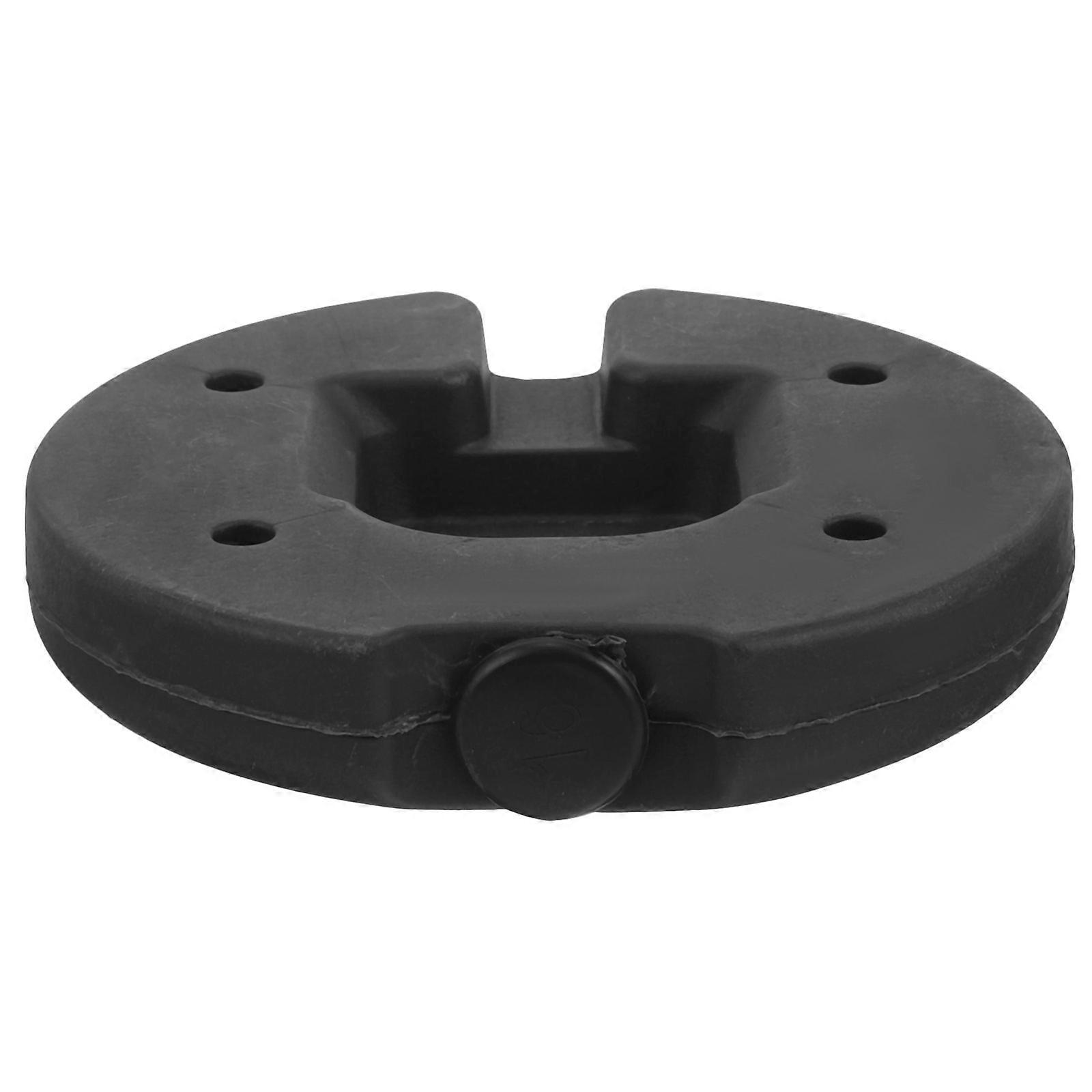 Black Iron Round Base For Desk Lamp Stability In Bedroom And Office Table Decoration 4Pcs