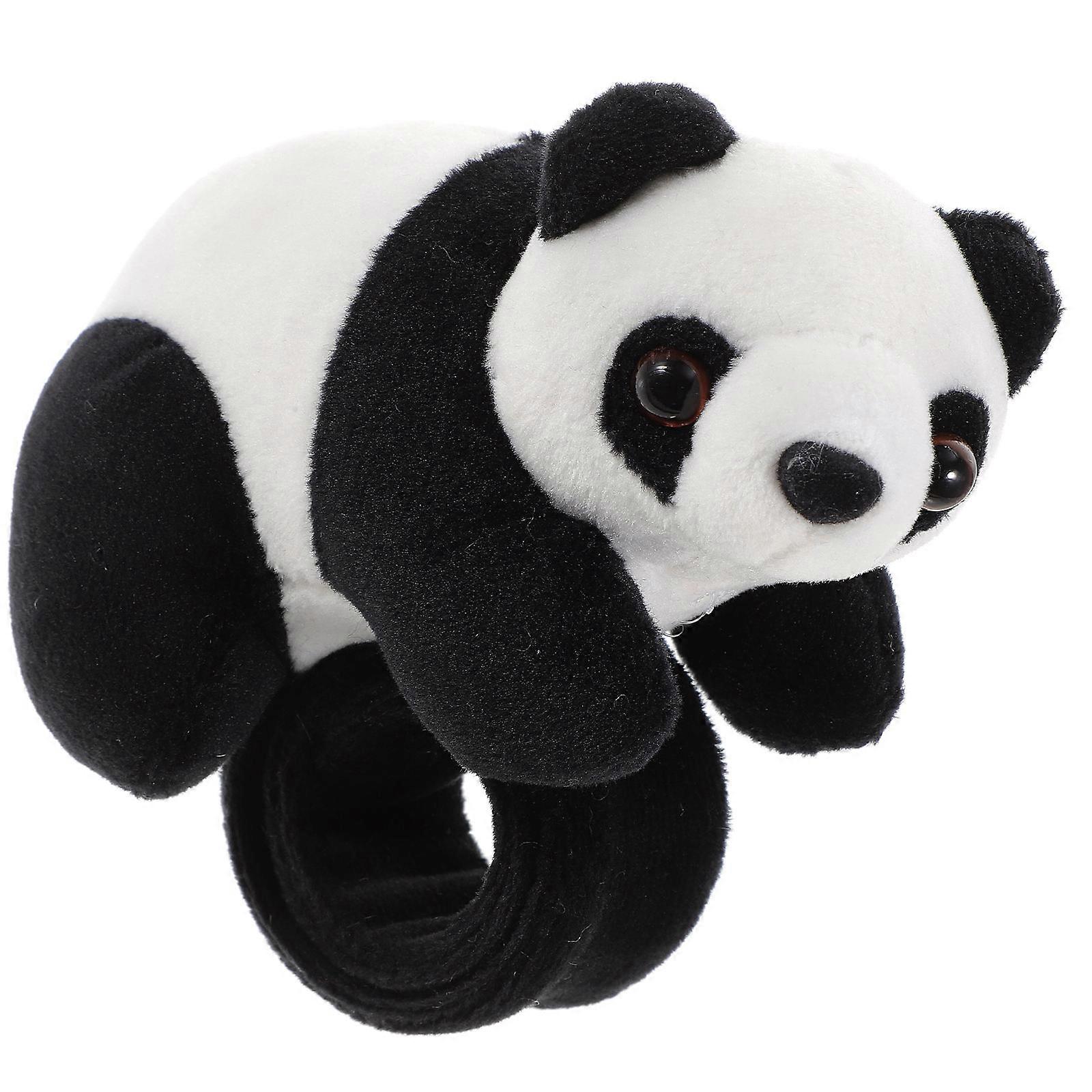 Panda Slap Bracelets Plush Animal Slap Bracelet for Playing 5Pcs Bundle