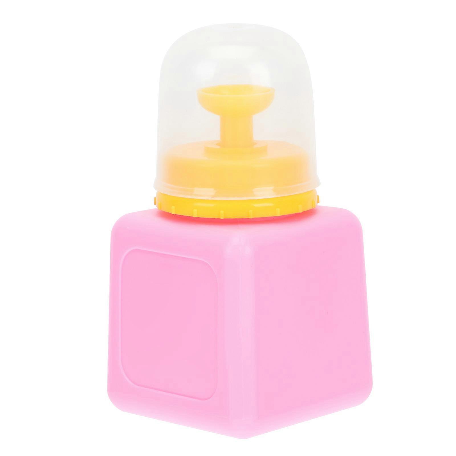 Pink Nail for Manicure 1Pcs Refillable Cleaning Solution Holder