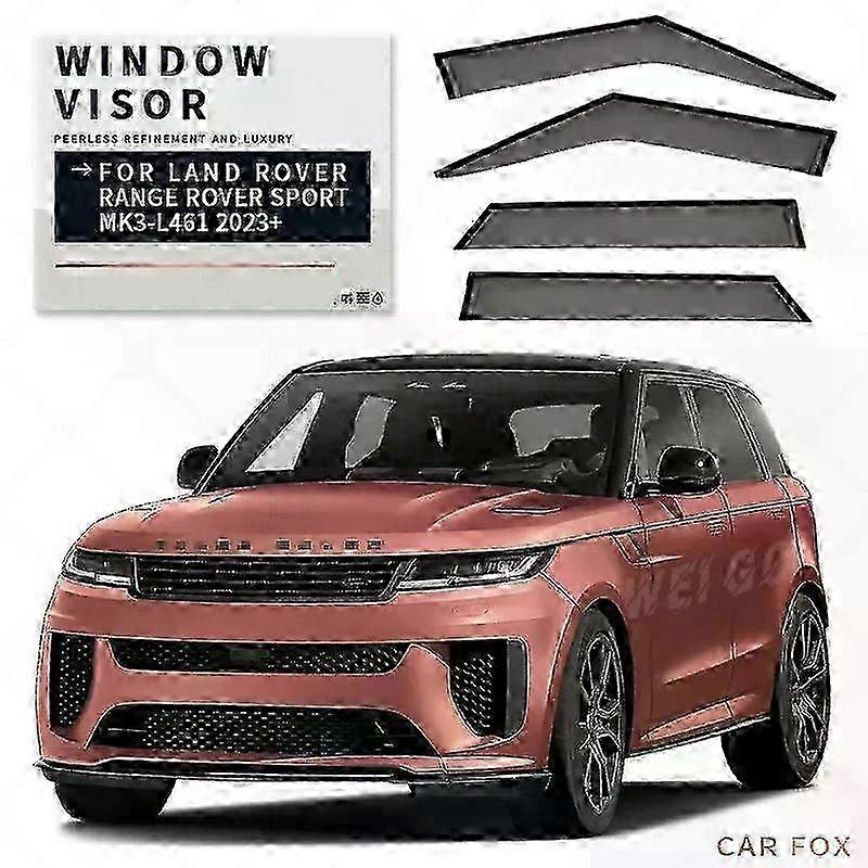 Applies to For Land Rover Range Rover Sport MK3 L461 2023+ Window Visor Vent Shades Ventvisor Wind Deflectors Visors Rain Visor