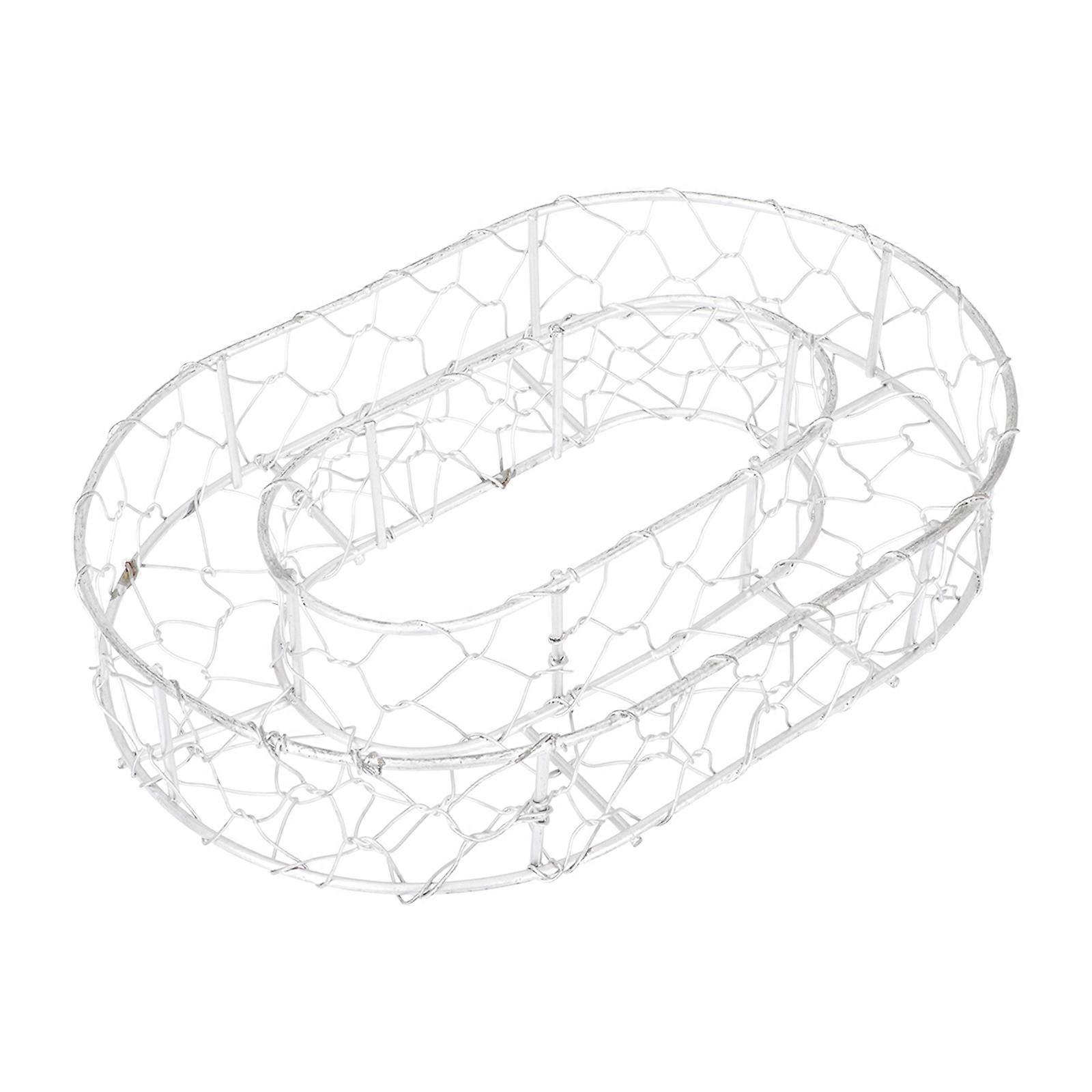 Iron Flower Wreath Frame for Decoration with Number Design 4Pcs DIY Wreath Loops