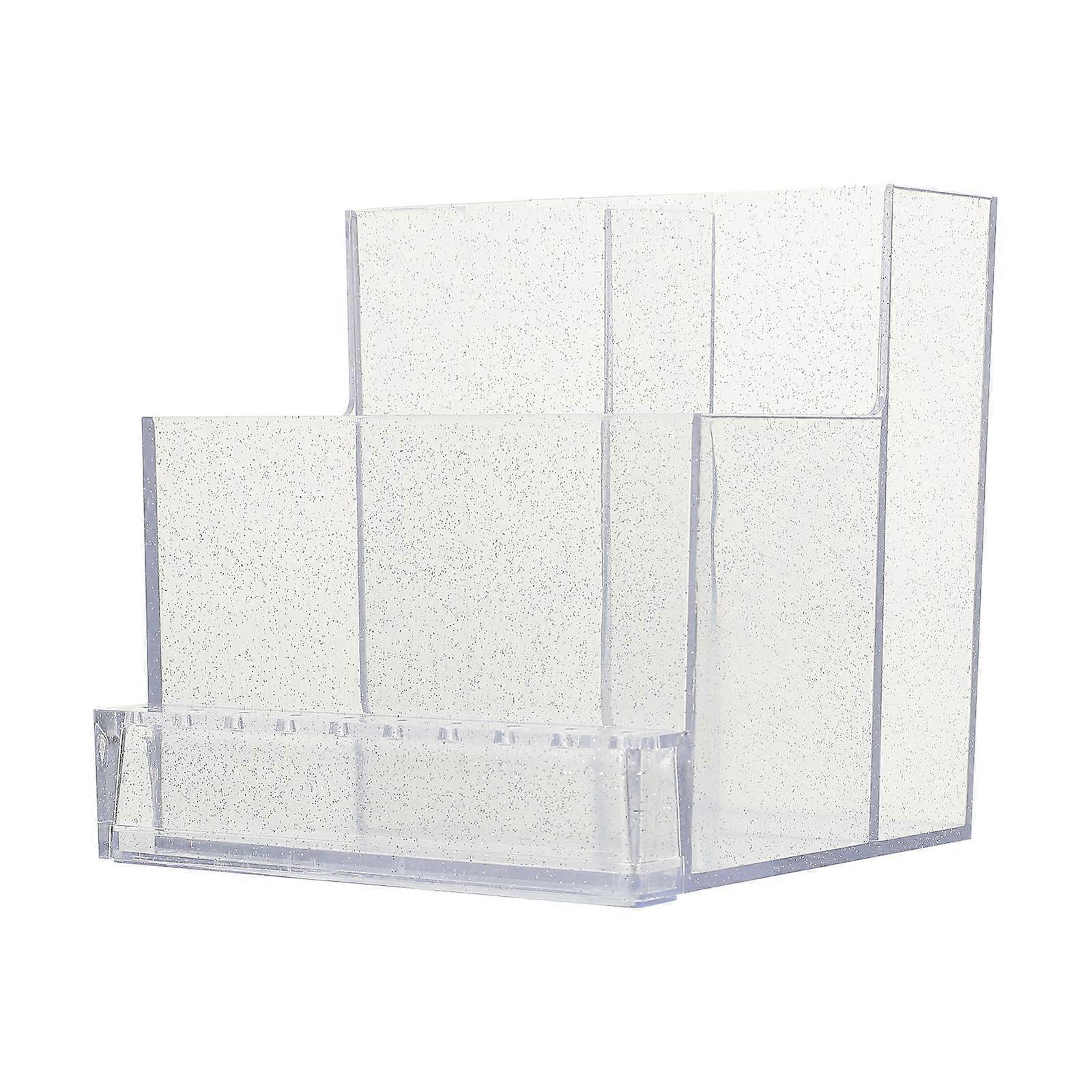 Nail Grinding Head Case Transparent Plastic Drill Bit Holder with Quick Access for Storage Use