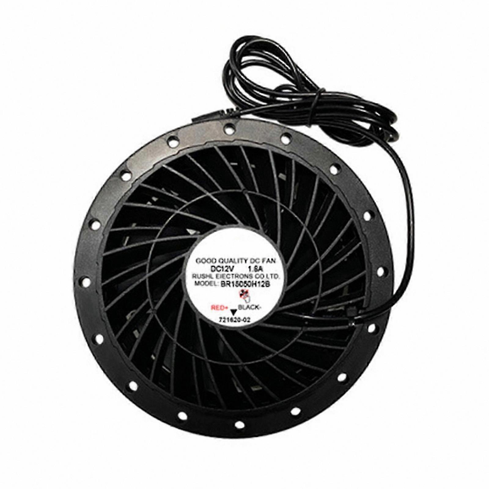 Quiet 12V Inline Pipe Fan for Home Ventilation, Bathroom Exhaust, and Garden Airflow Solution