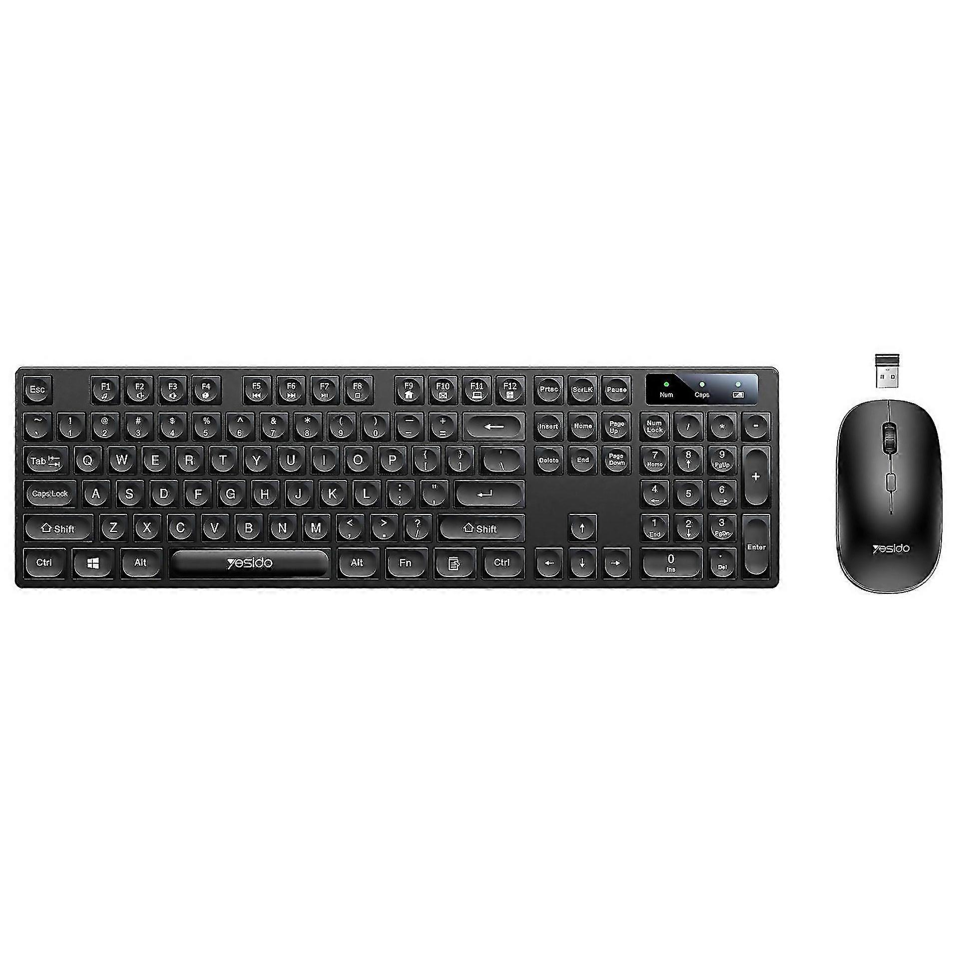 For Yesido Kb42 24g Business Wireless Keyboard Mouse Set Designed For Modern Living
