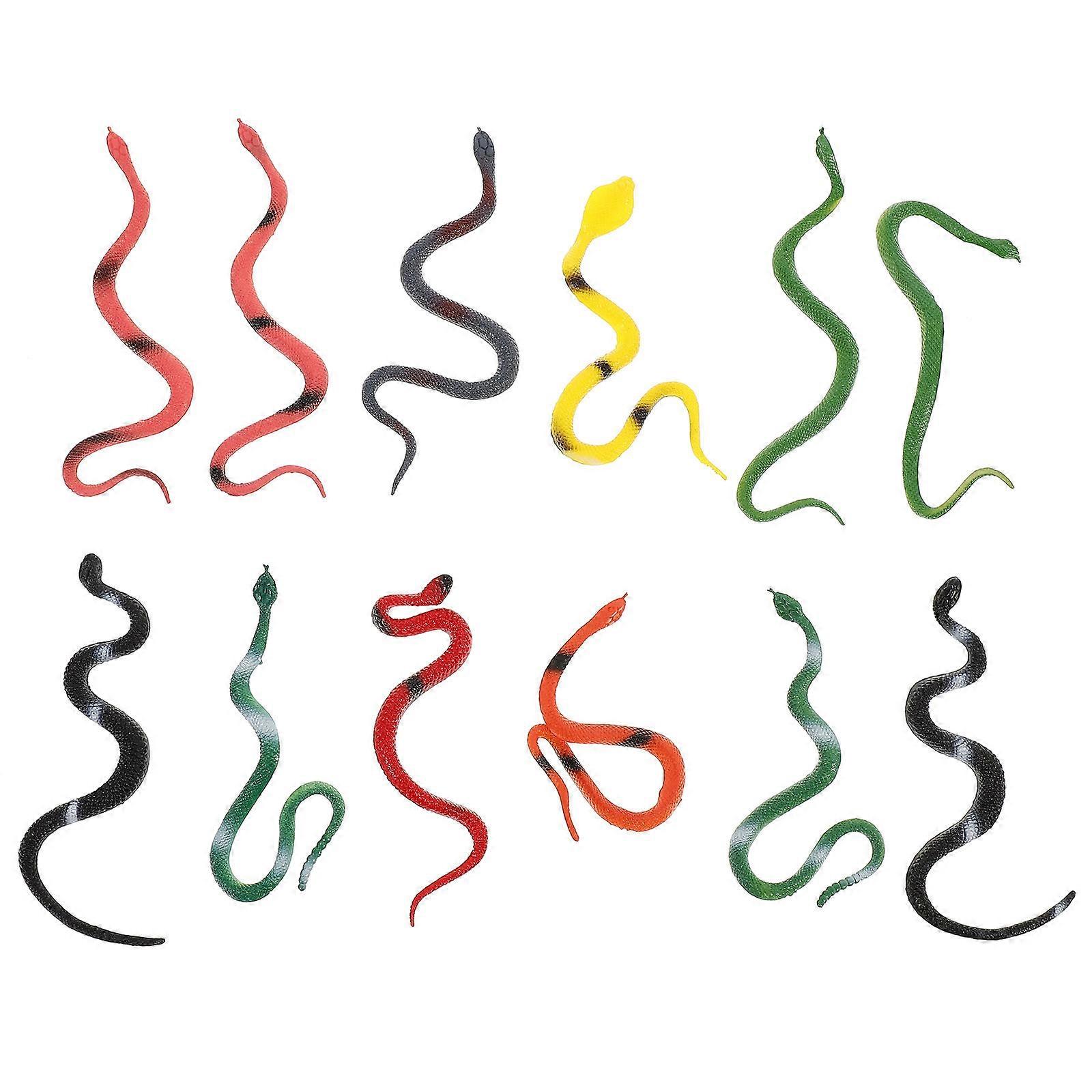 Plastic Snake Figurine Cobra Shape Toy Enhance Interaction For Educational Activities 1 Set