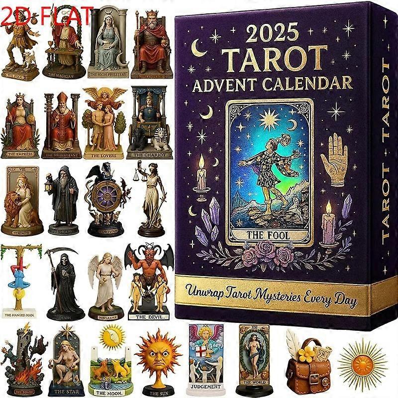Ημερολόγιο Ταρώ Advent 25 κάρτες Ταρώ έκπληξη αντίστροφη μέτρηση για διακόσμηση τραπεζιού σπιτιού κεντρικό πάρτι για γυναίκες και ζευγάρια