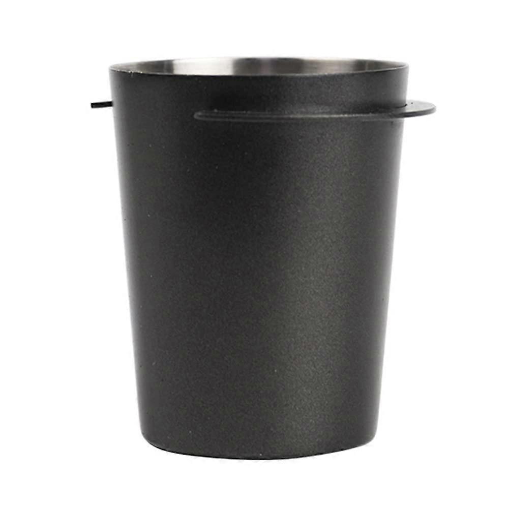 51MM Coffee Dosing Catcher Cup For Powder Feeder, Machine Part, Coffeeware Accessories, Black