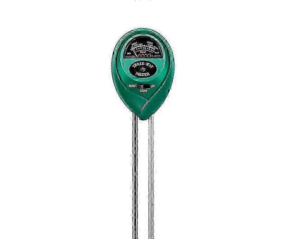 3-in-1 Soil Tester for Plant Moisture, Light, and pH Measurement