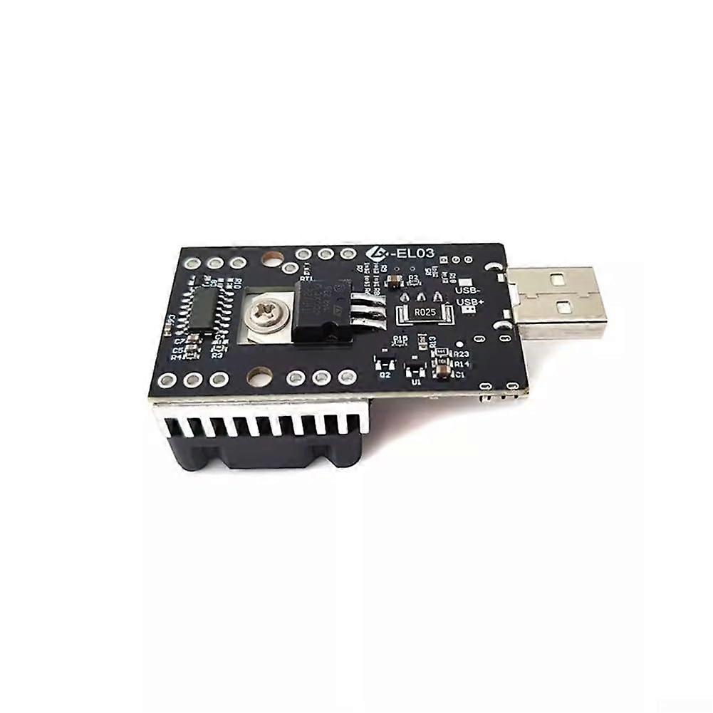 USB Adjustable Constant Current Electronic Load Tester With 25W Max Power Intelligent Fan Control For Power Aging