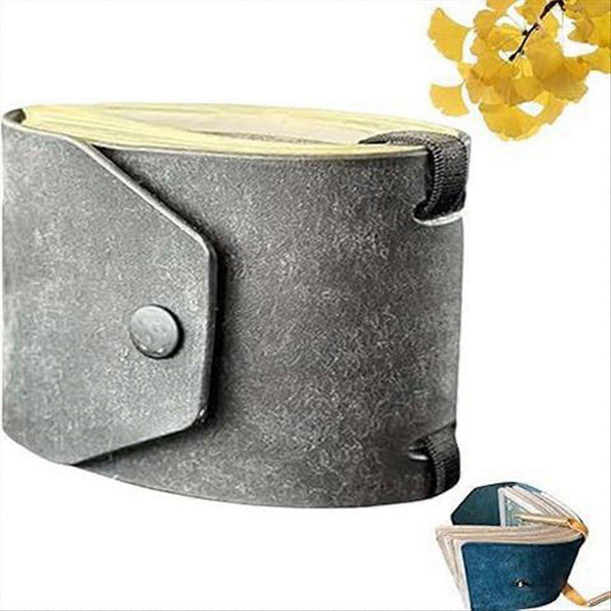 Compact Leather Wrap Wallet,Access Cash Holder B