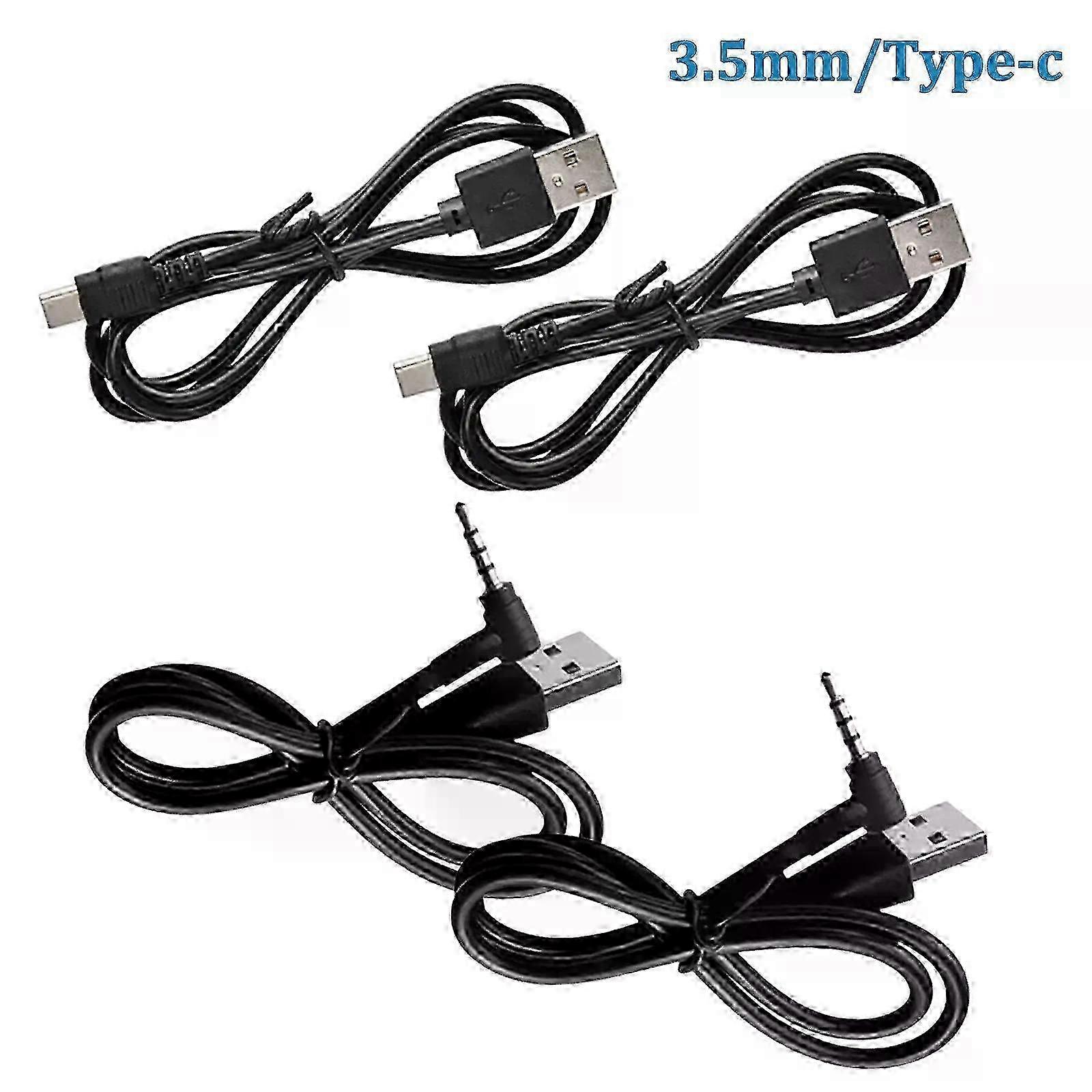 Hot 1/2/4PCS 35mm/Type-C EJEAS V6 PRO V4 PLUS Motorcycle Helmet Accessories USB Charge Cable for Vnetphone V6/V4 Bluetooth Intercom
