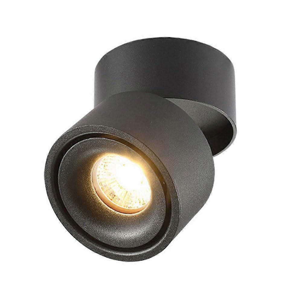 Adjustable LED Ceiling Spotlight For Gallery Displays, Directional Recessed Lighting, 4000k 10W