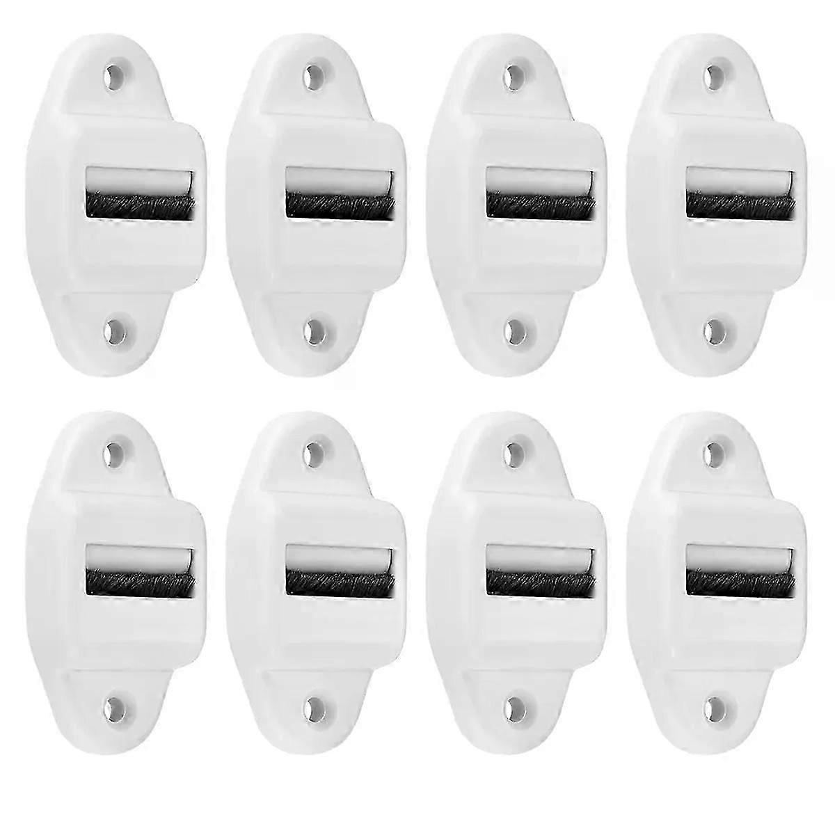 A93Z Pack of 8 Belt Guide Roller Shutter Belt Guide with Roller and Brush Roller Blind Belt Guide(Roll Up to 23mm Belt Width)