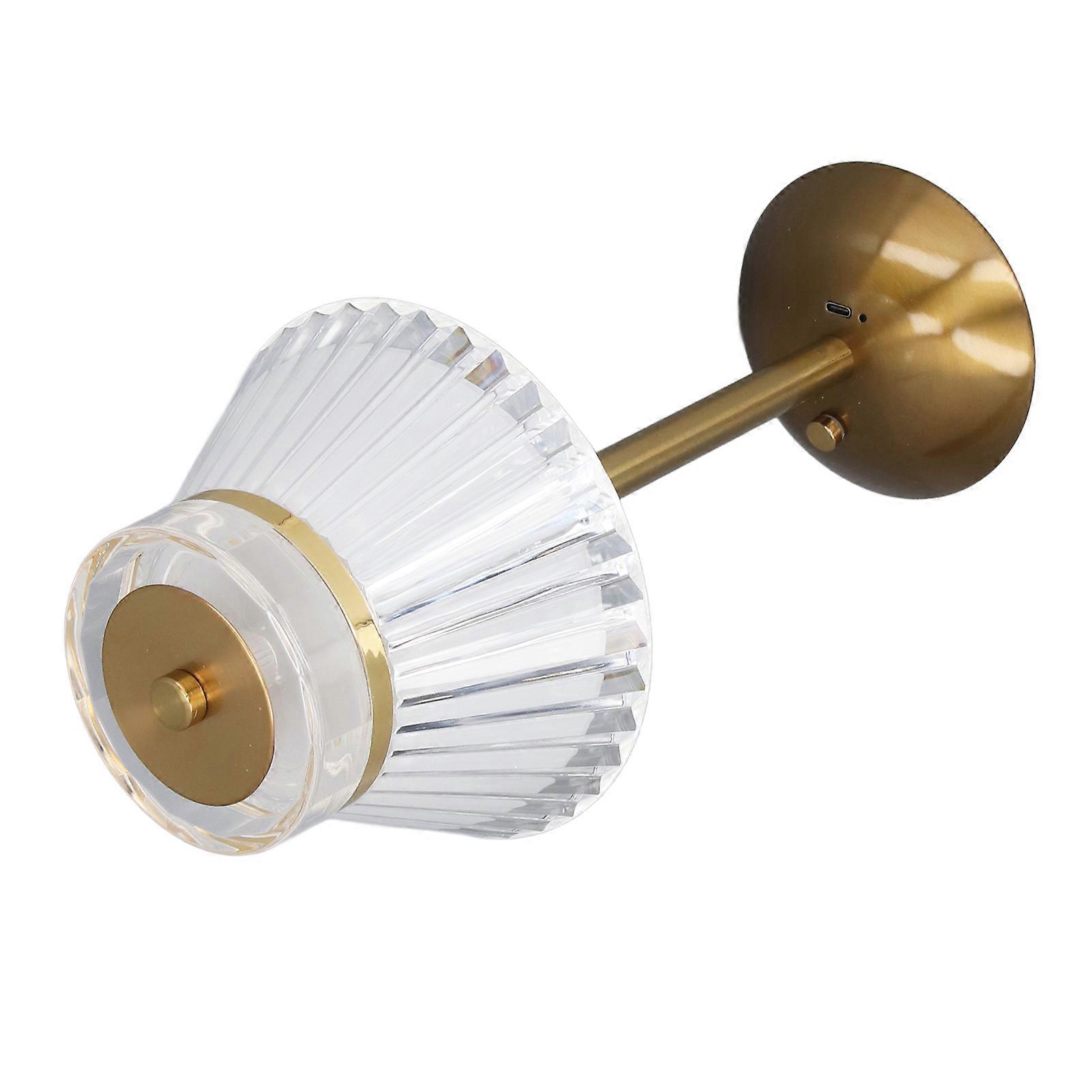 Table Lamp Cordless 3 Colors Touch Control Stepless Dimmable Rechargeable LED Lamp for Restaurant Bedroom Outdoor 