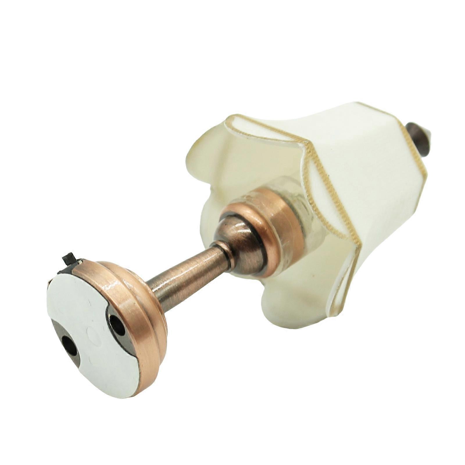 Miniature Bedside Lamp for 1/12 Scale Dollhouses with Elegant White Shade and Simulation Details Dollhouses Decoration Multicolor