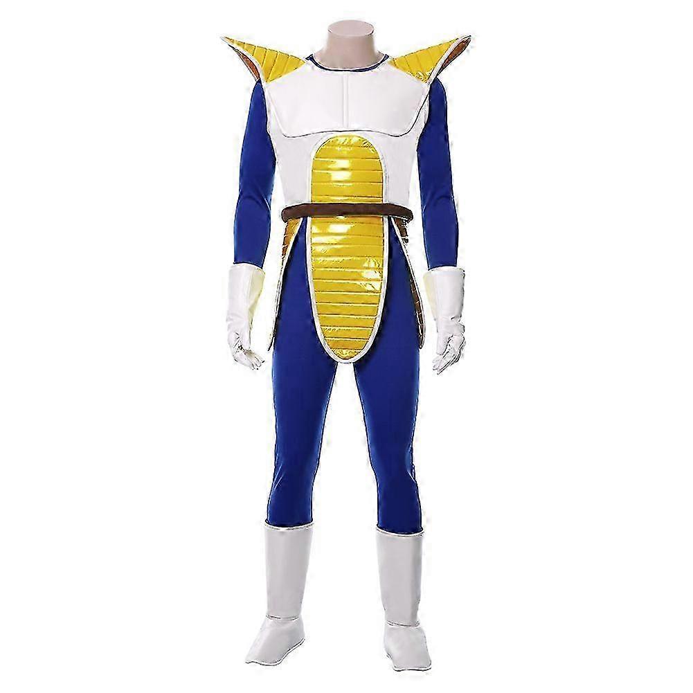 成人男士 Z 贝吉塔 Cosplay 服装连身裤背心幻想曲服装 Disfras 贝吉塔服装万圣节嘉年华派对伪装服