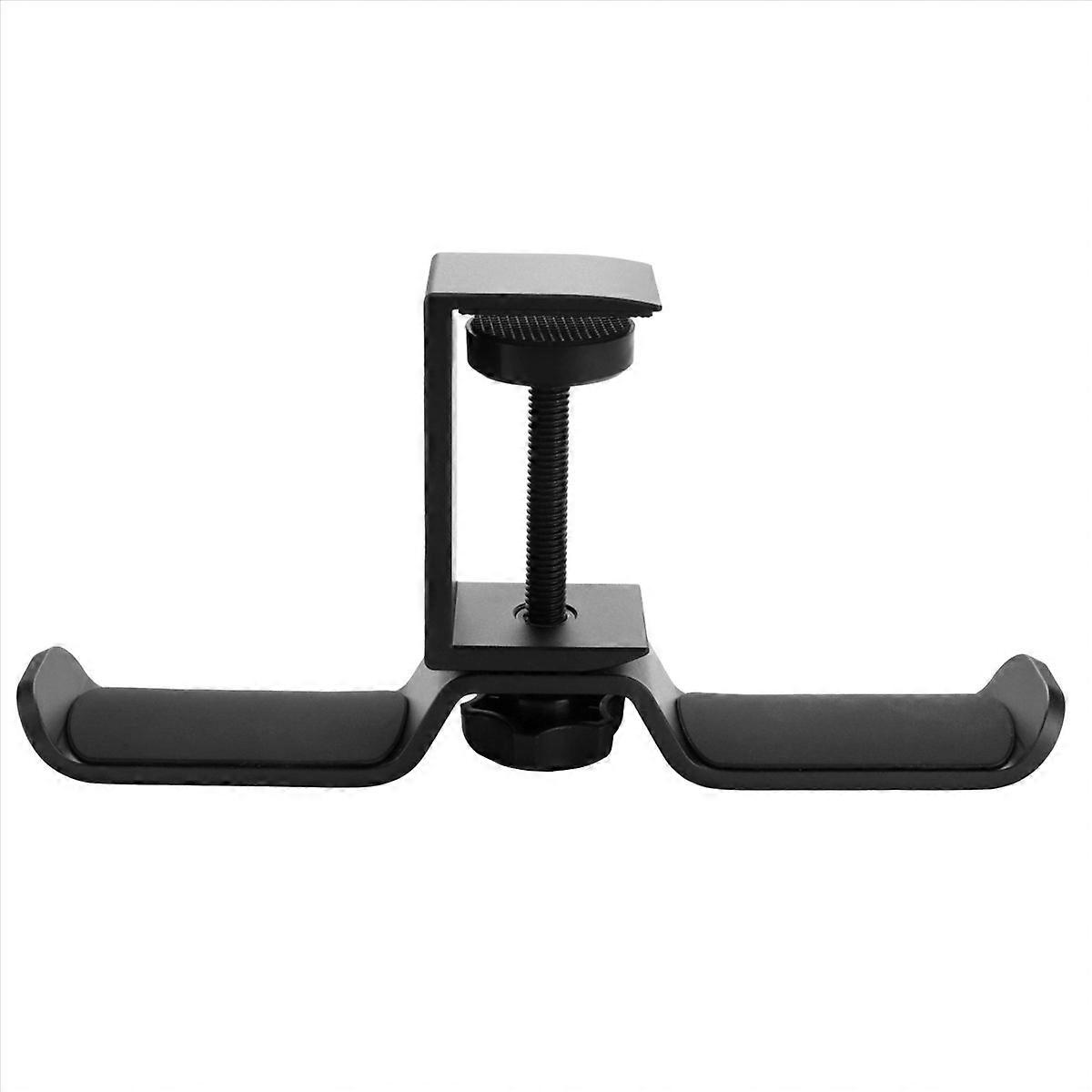 Dual Headphone Stand Under Desk, Universal PC Gaming Desk Headphone Hanger, 360 Degree Rotating,Earp
