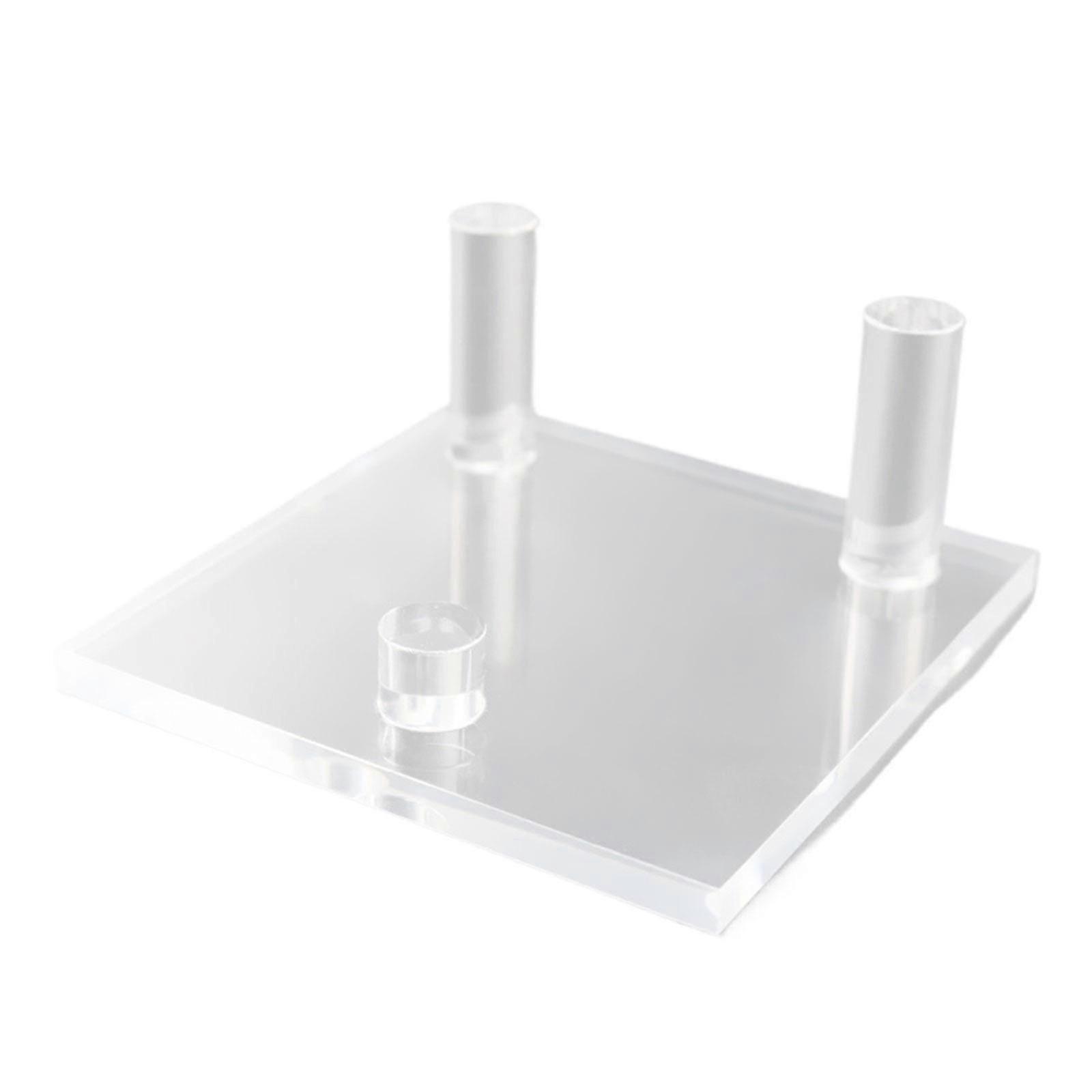 Clear Acrylic Easel Stand for Geodes and Fossils Display Large Crystal Holder Multipurpose Collectible Storage Rack