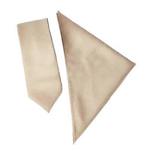 Burton Mens Patterned Textured Tie & Pocket Square Set