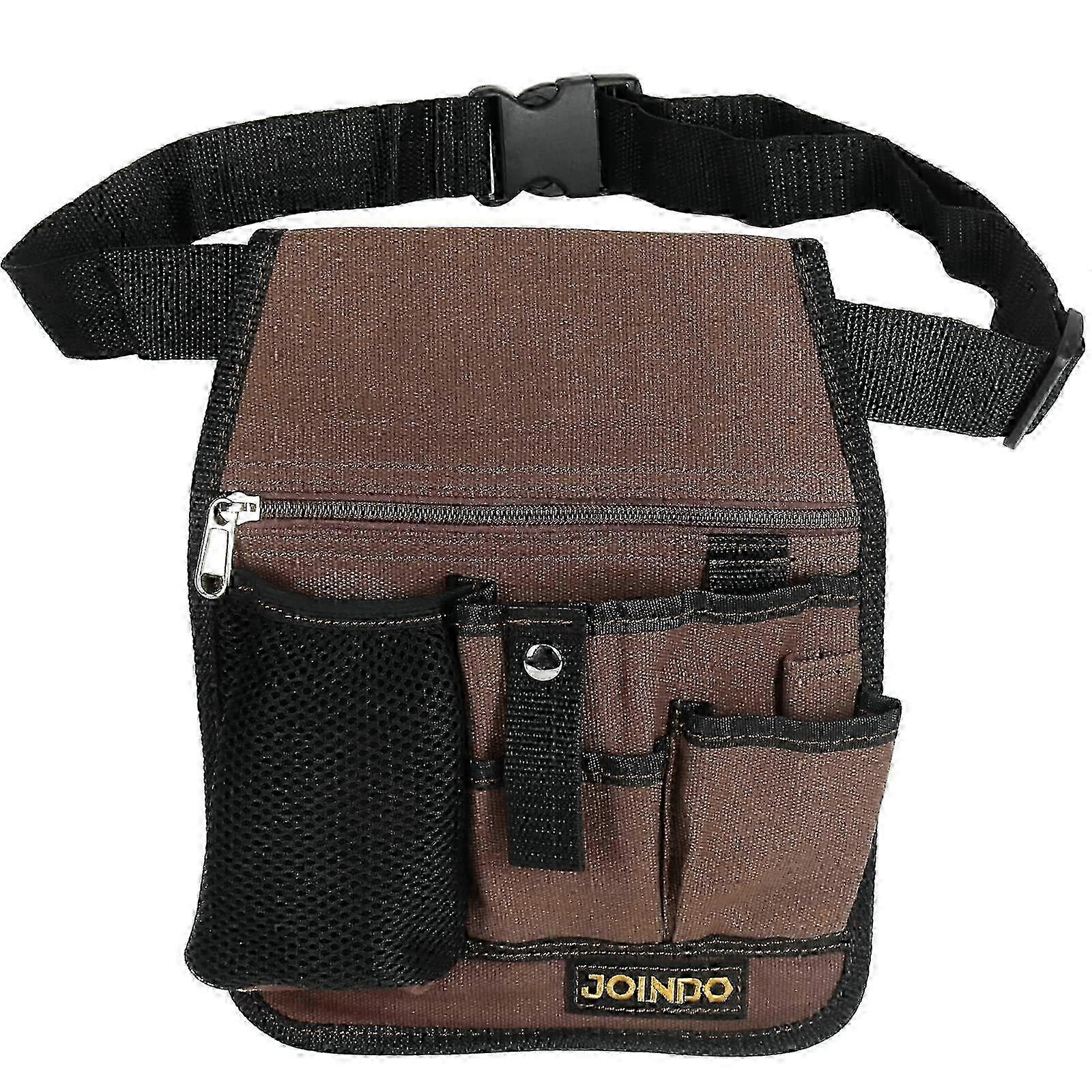 ​Adjustable Canvas Tool Belt - Utility Pouch with Zipper & Waist Strap​ 2025