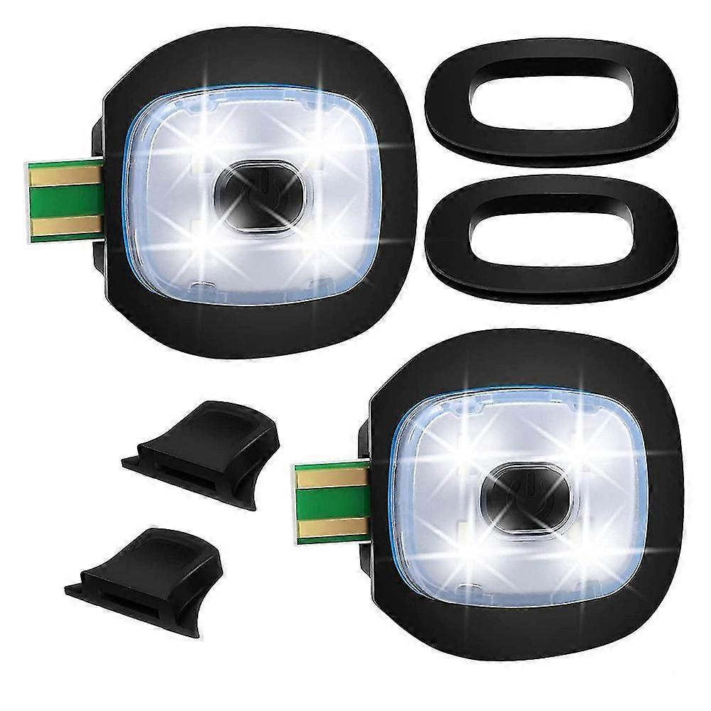 2pcs Usb Rechargeable Light For Led Beanie Hat,replaceable Headlamp Cap Diy Hat Light For Men And W