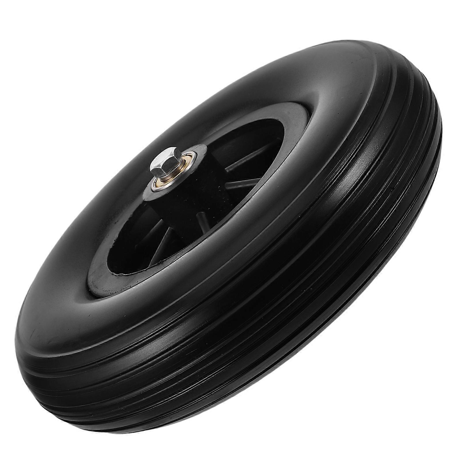 Solid PU Wheelchair Front Wheels for Seniors Replacement 8 Inch Tires