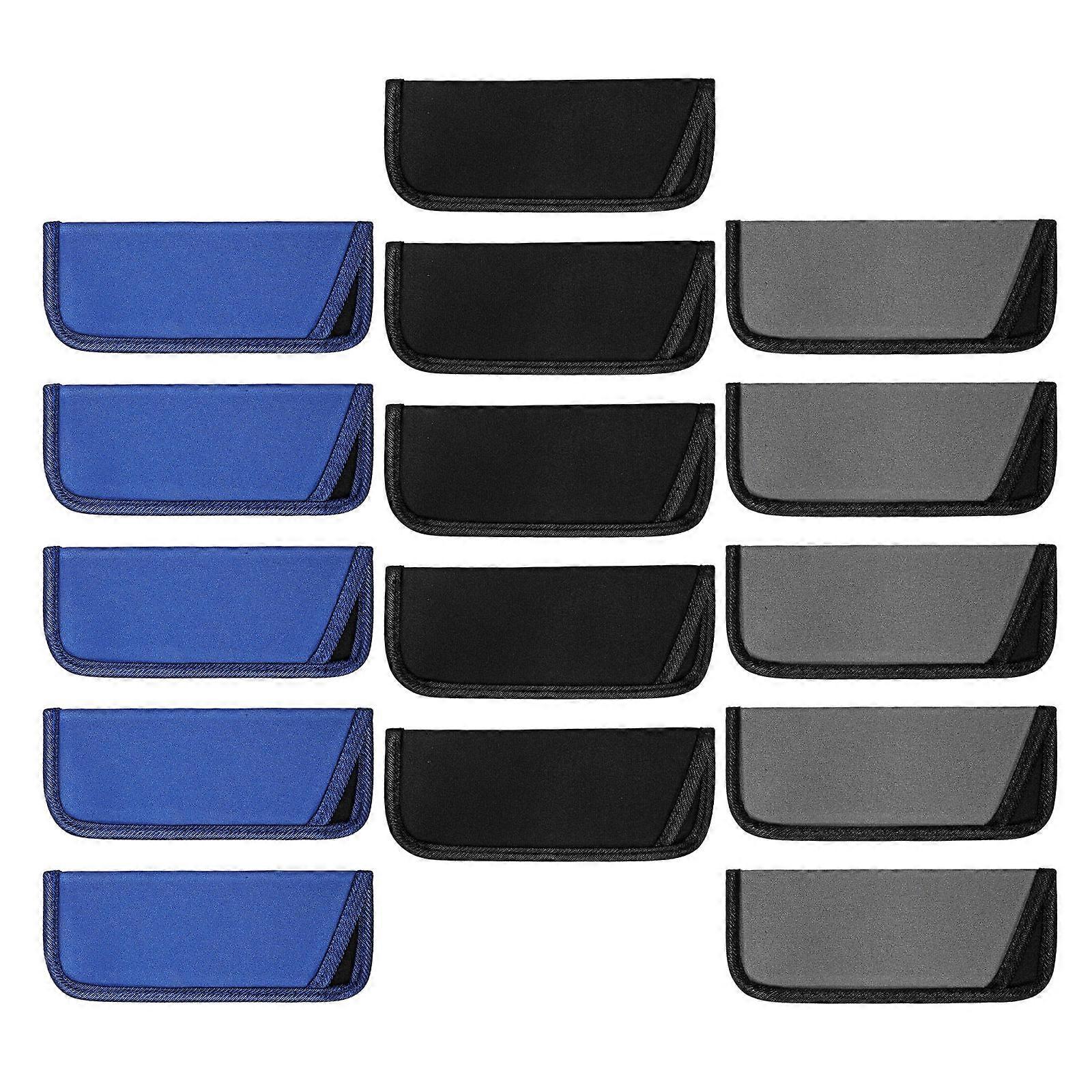 Eva Eyeglasses Case Soft Pouch for Storage Use 15Pcs Assorted
