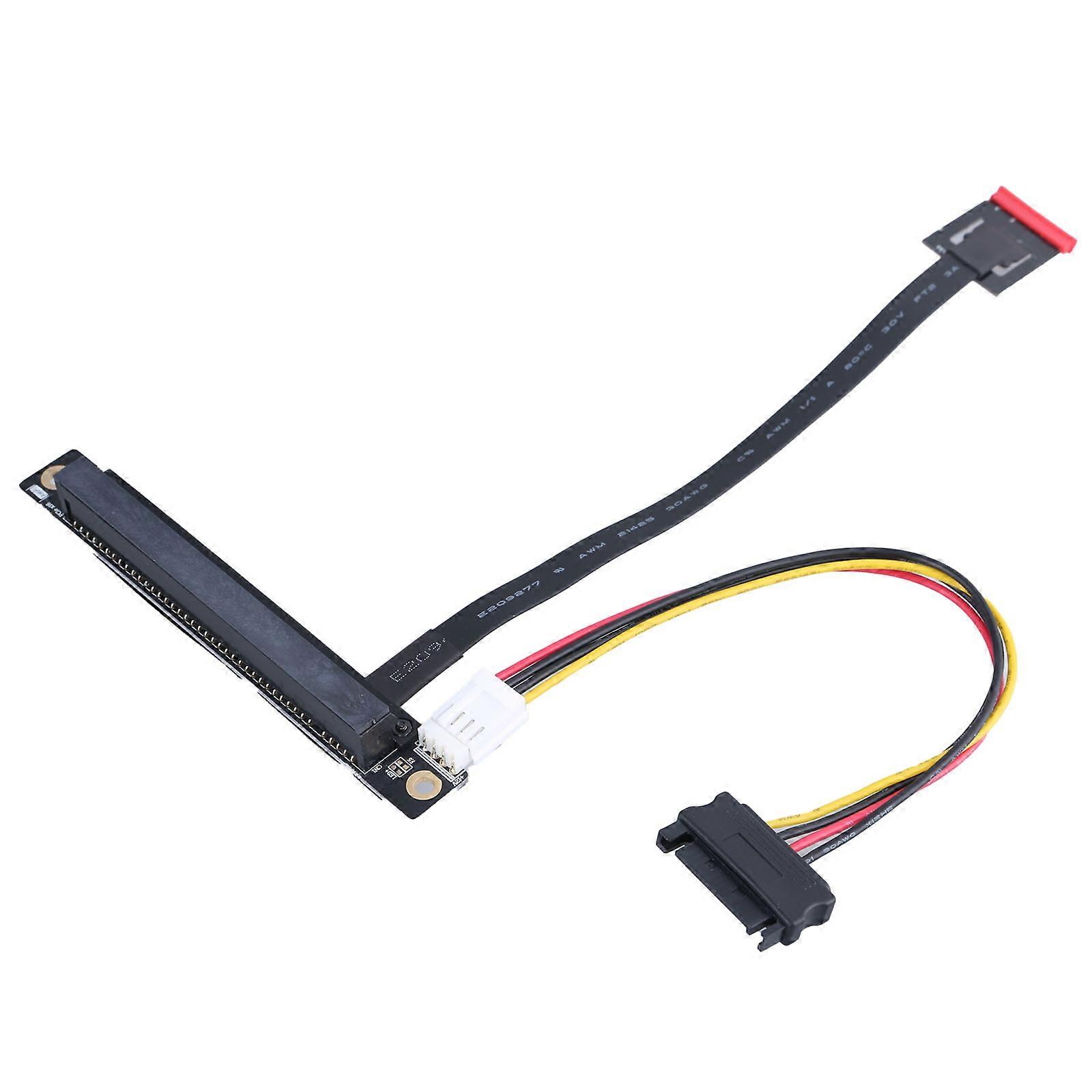 M.2 To PCIe Adapter Cable 270 Degree Turn Converter Cord 4Pin Power For Easy Installation Of Capture Cards And More Multicolor