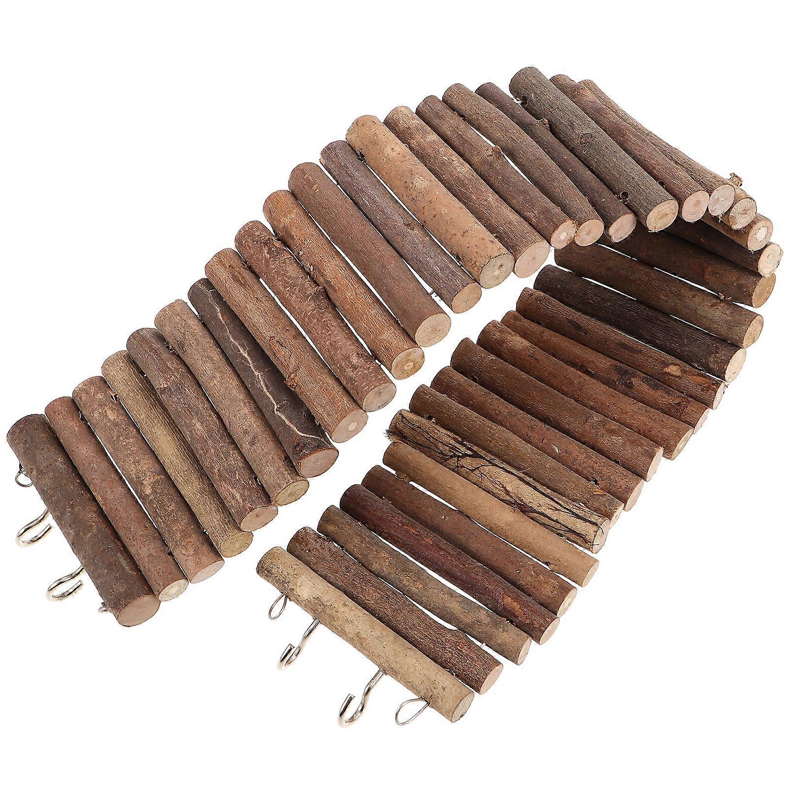 Pet Hamster Toy Wooden Interactive Play Item for 1Set