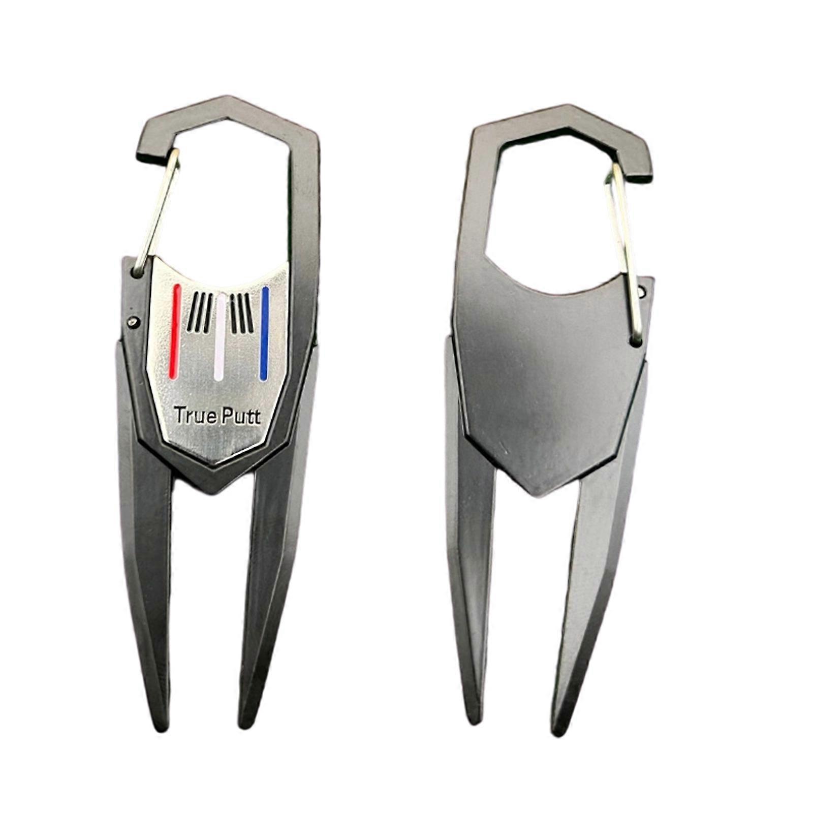 Strong Golfing Lump Repair Tool With Integrated Sphere Marker Not Slip Handle Permanent Mangan Steel Building Multicolor