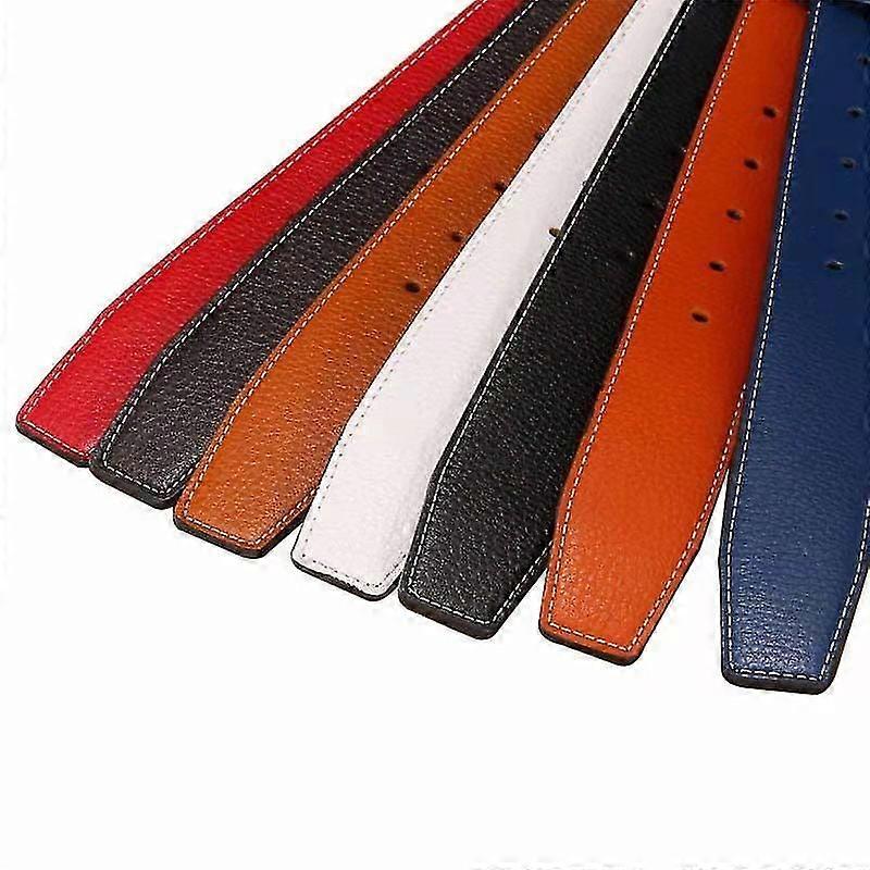 38 mm:n aitoa nahkaa oleva vyöhihna ilman solkea miehille ja naisille