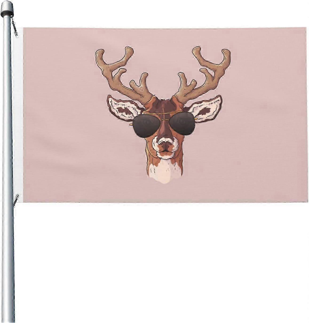 Deer With Glasses Flag Mode A-3145