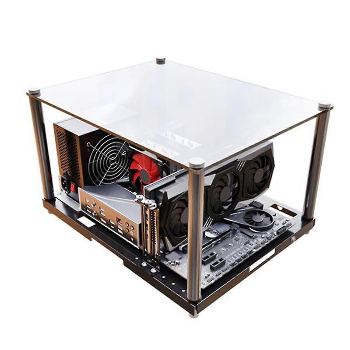 PC Test Open Chassis Rack Bench Open Frame DIY Gaming Computer Open Case Support Motherboards ATX/MATX