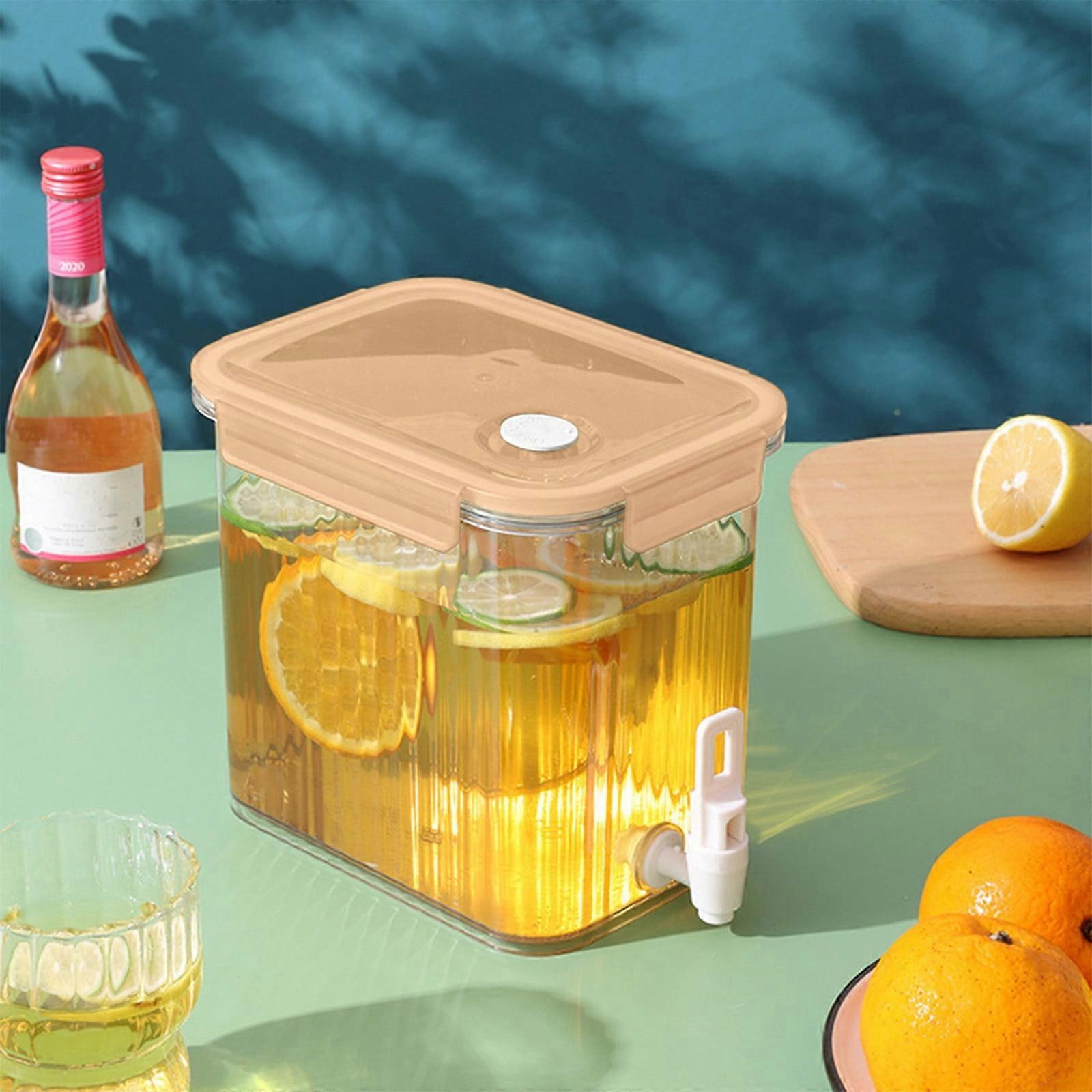 Kcavykas 3.5L Beverage Dispenser with Faucet & Lid, compatible with ice lemonade, fruit teapot, milk bucket - Cyber Monday Deals 2024