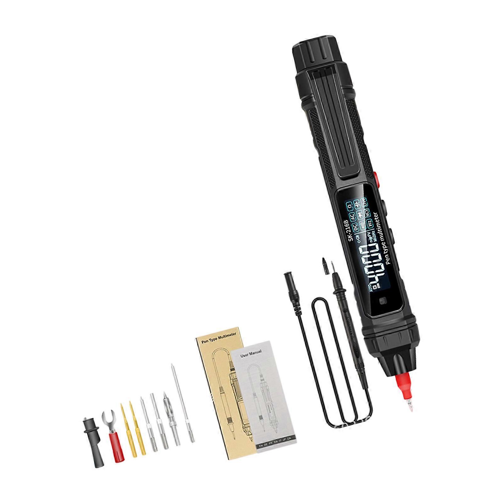 Intelligent Induction Electrical Tester Capacitance Frequency Measurement Tool with Screen Procedures Current Potential Multicolor