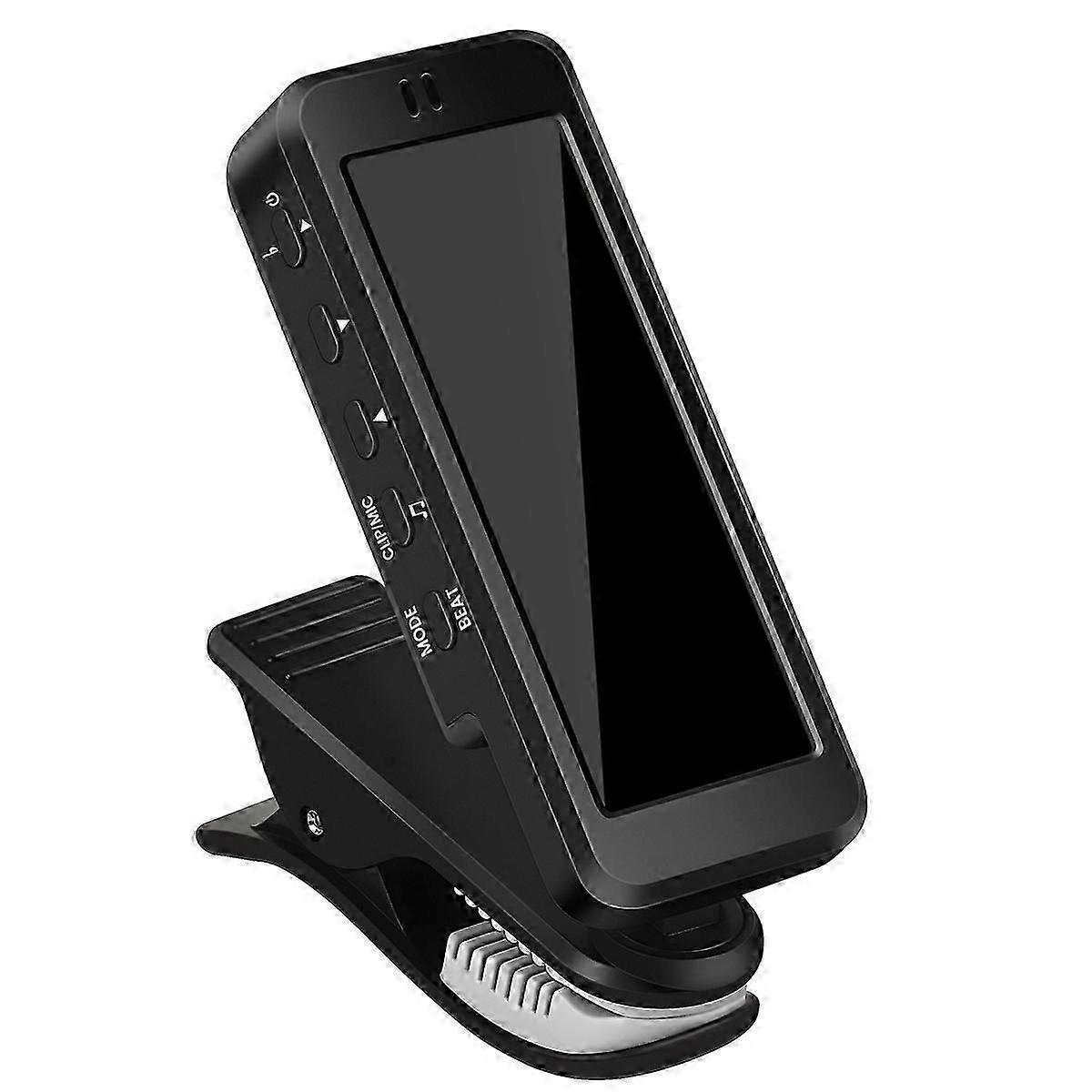 3 in 1 Guitar Tuner with Large LCD Screen, Metronome Generator with Clip for Chromatic Guitar Bass