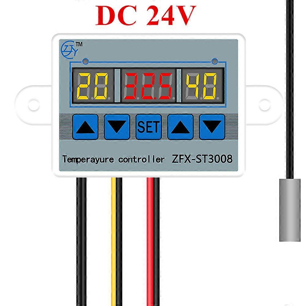 ZFX-ST3008 Microcomputer Temperature Controller Digital Thermostat Intelligent Time Controller Adjustable NTC10K Measurement