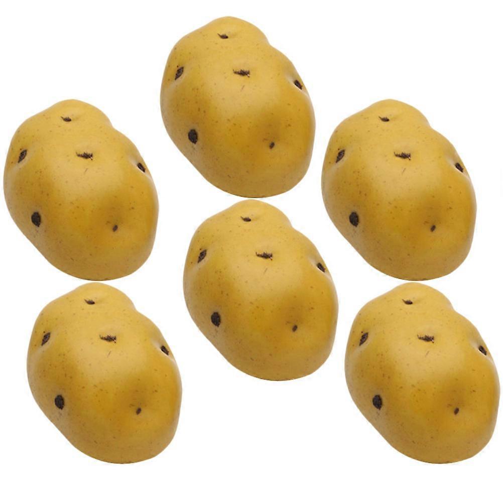 Artificial Potato Models for Decorative Use 24Pcs Simulated Vegetable Toys