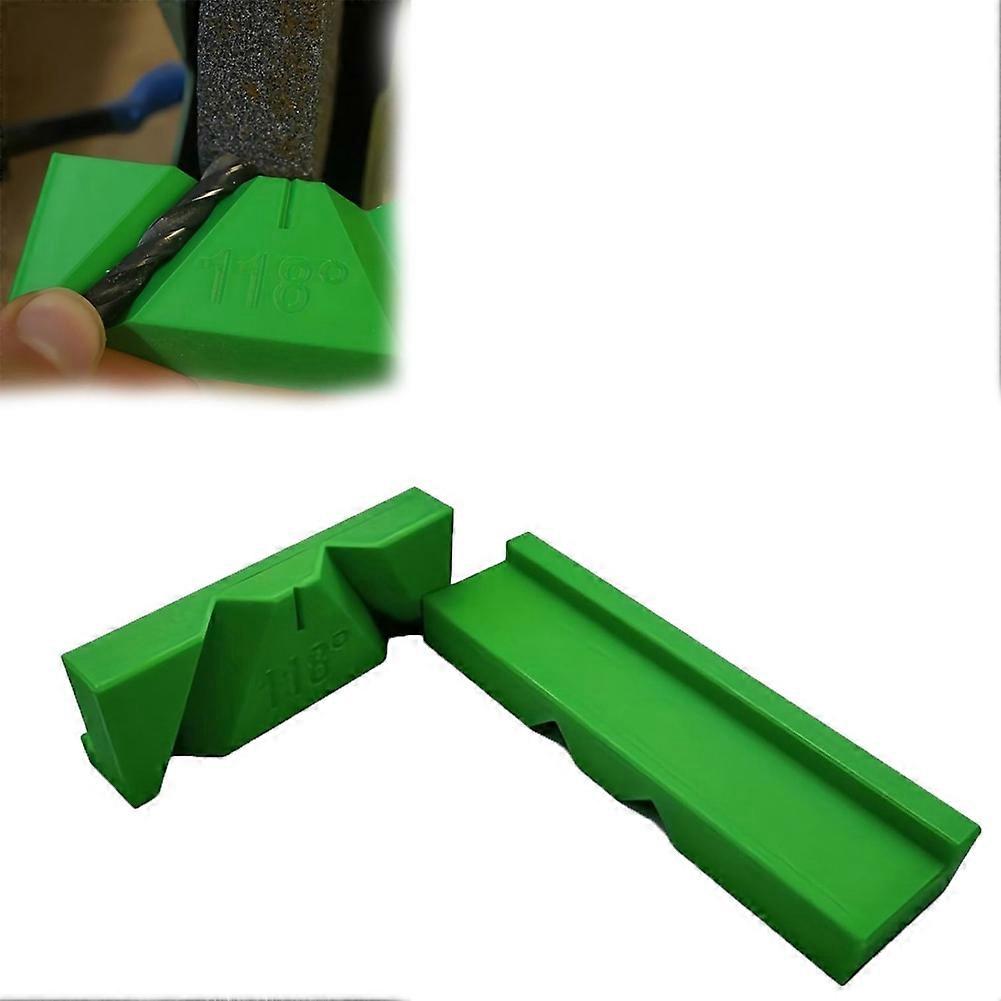 Drill Bit Sharpening Guide Jig,Angle Drill Bit Sharpener, Manual Drill Bit Grinder Tool for Bench Grinder 118°