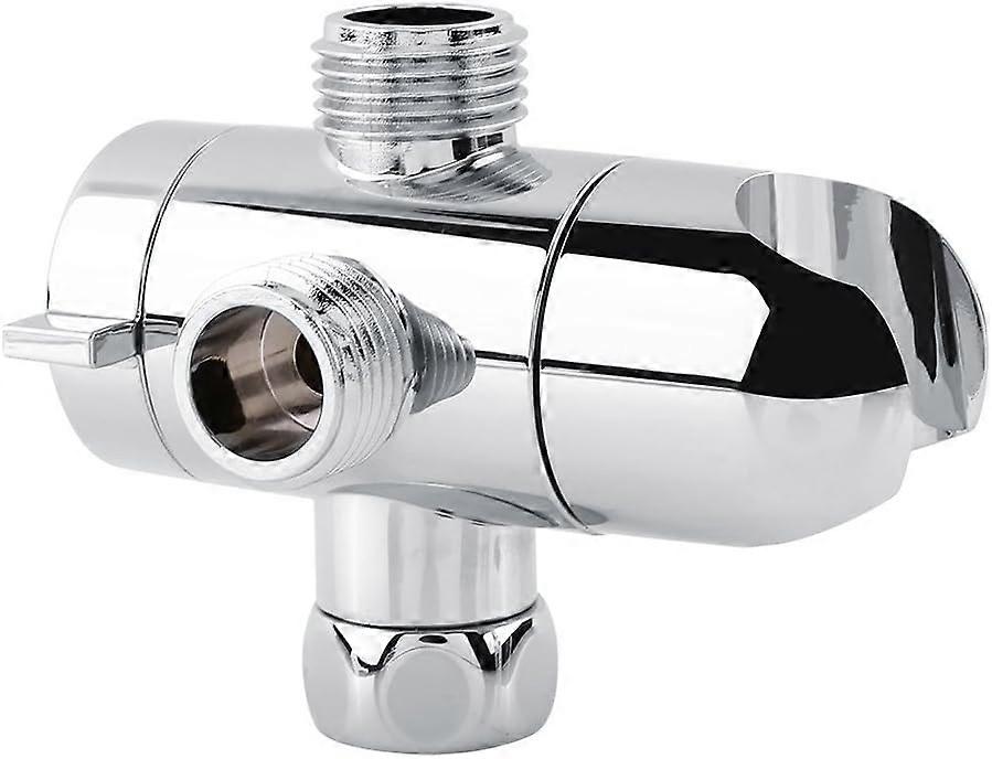 3-Way Shower Arm Diverter Valve, Shower Diverter Valve Hand Shower and Fixed Spray