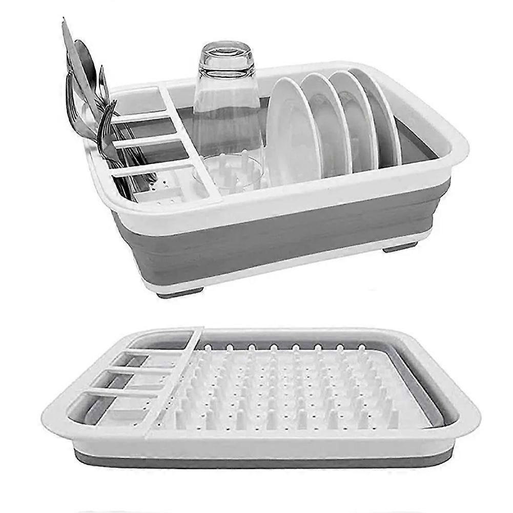 Foldable Kitchen Dish Rack for Storing Tableware,Bowls and Chopsticks