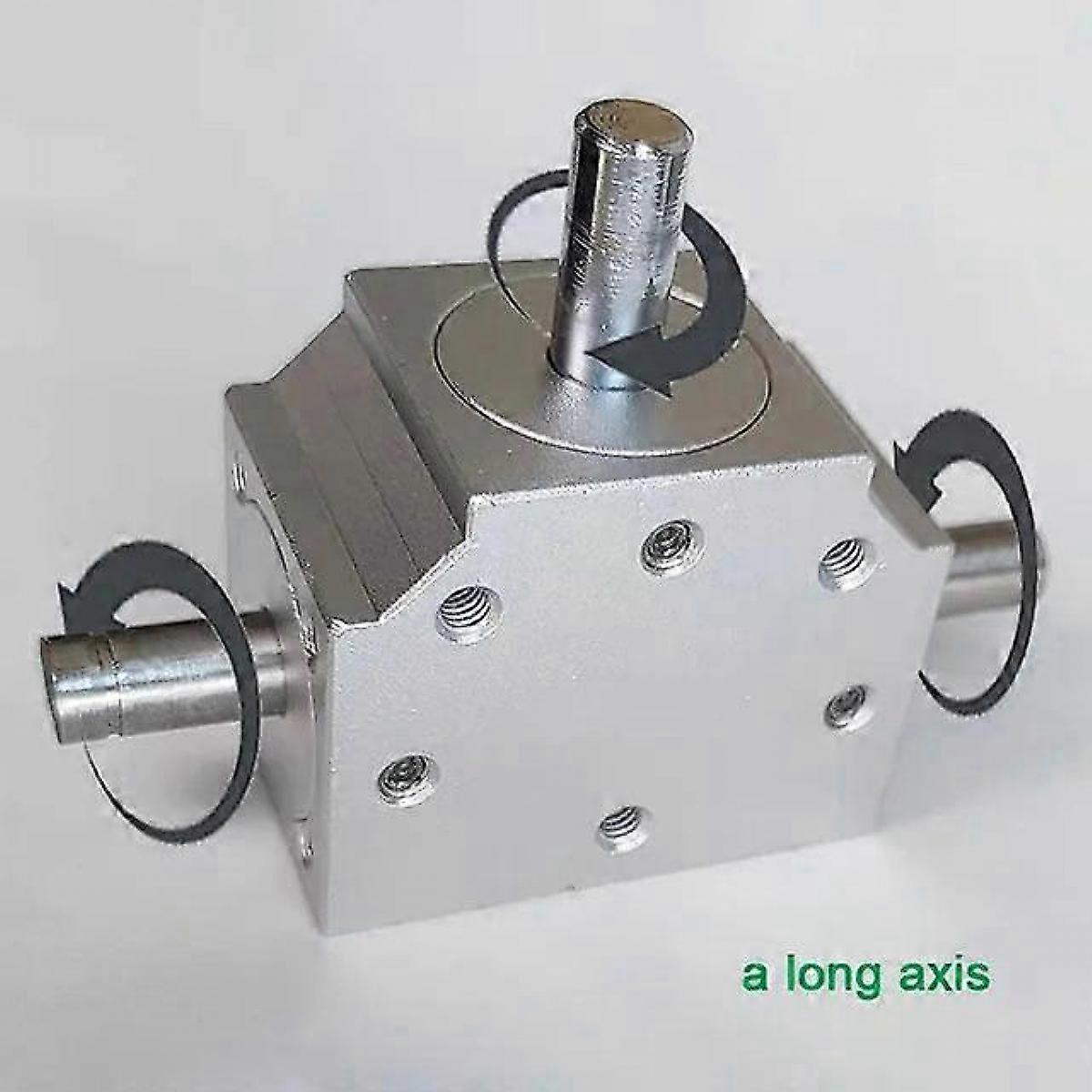 Module 20 Teeth 90 Angle Drive Steering Unit Hare Accelerator Speed Ratio 1:1 Double 8mm Axle