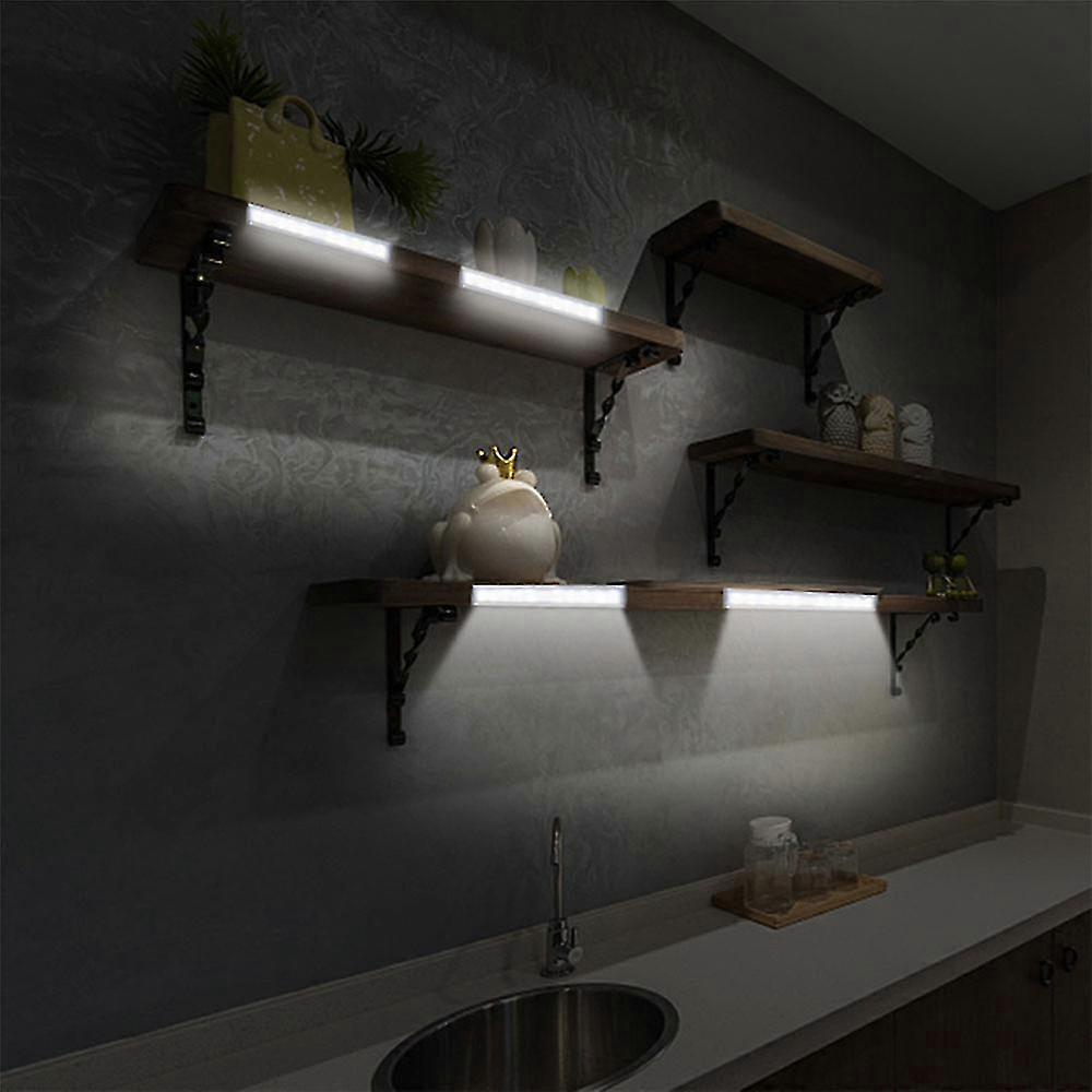 3x LED Motion Sensor Under Cabinet Closet Light USB Rechargeable Kitchen Lamp Strip