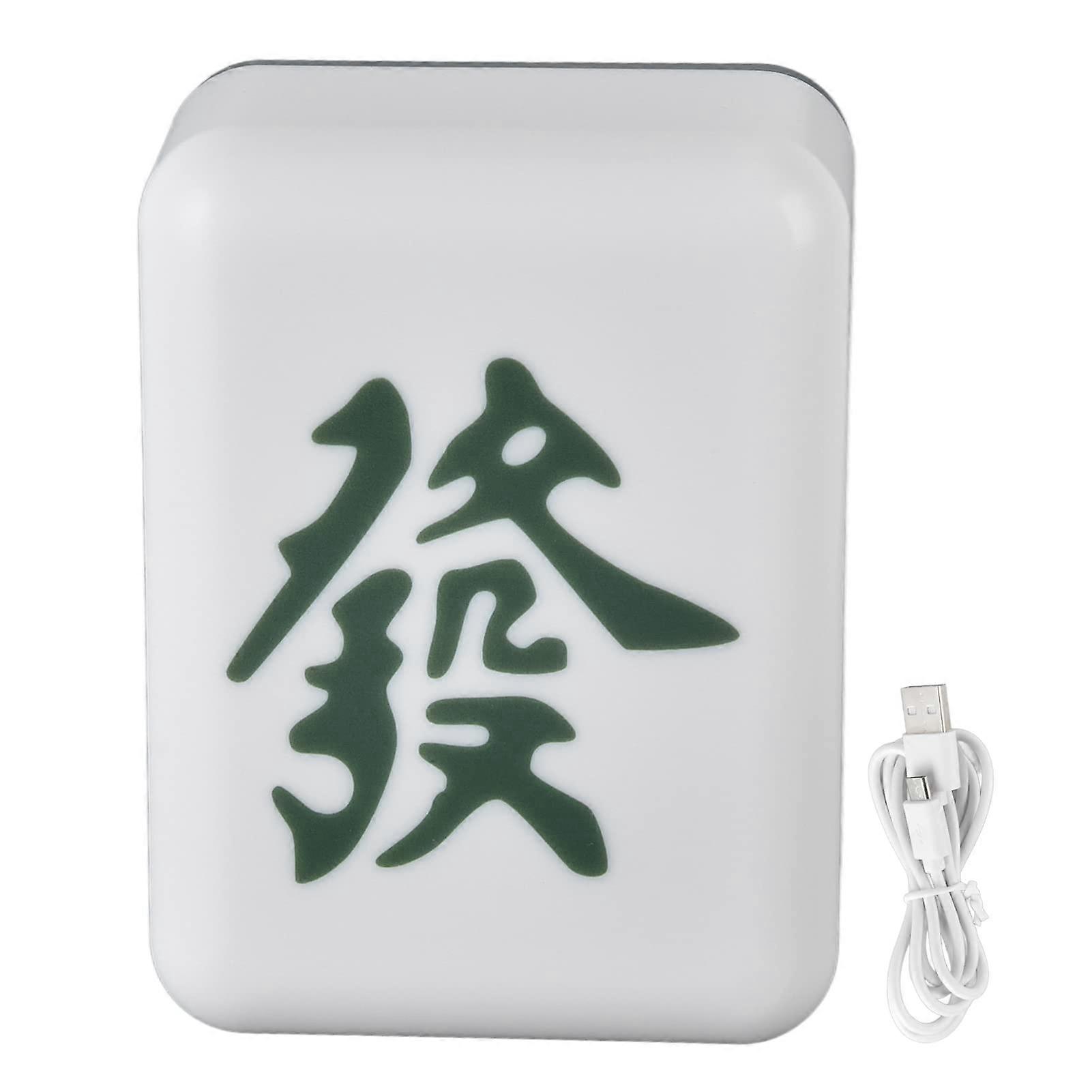 Mahjong LED Night Light USB Rechargeable Desk Lamp with Touch Control Dual Light Mode for Bedroom